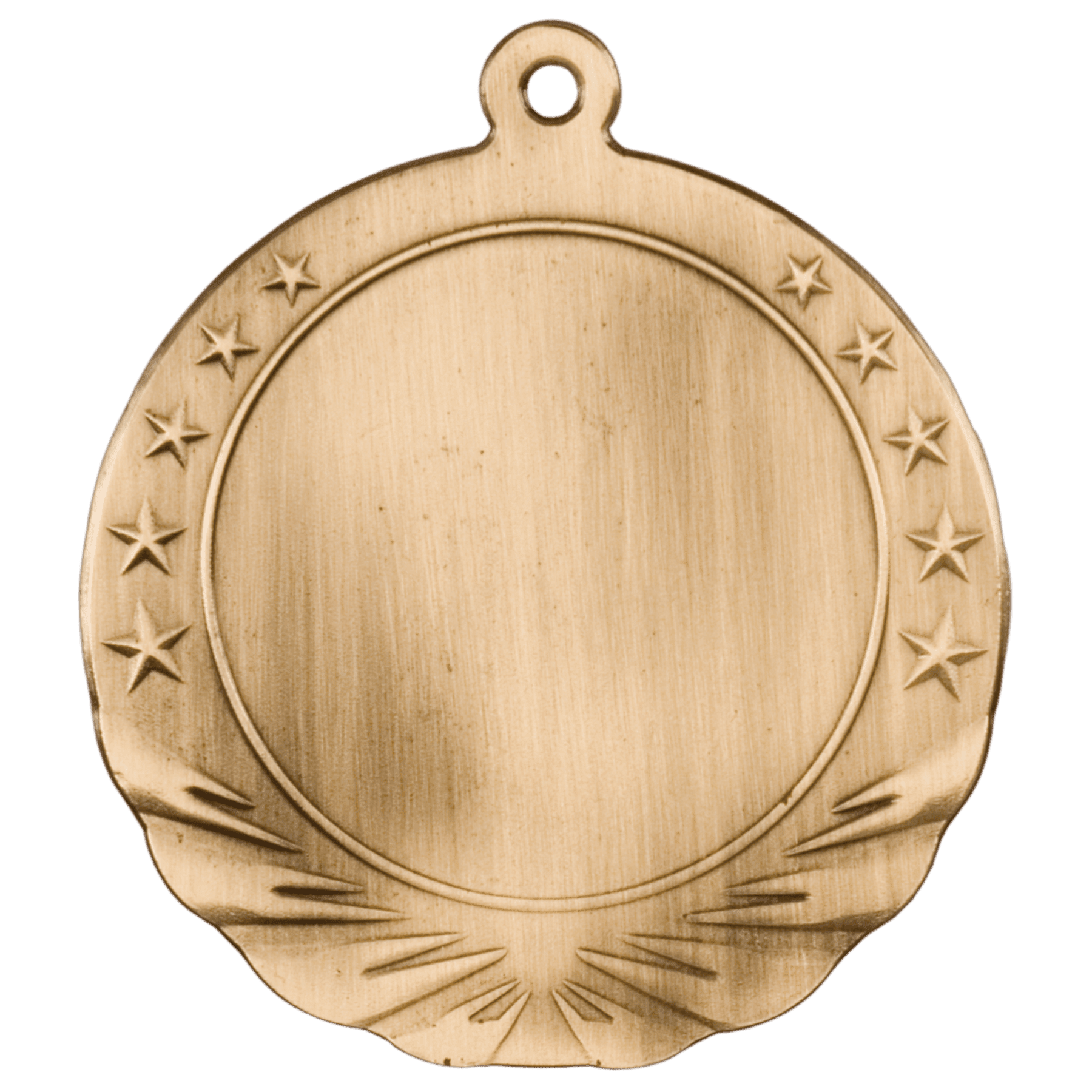 2" Insert Holder Medal-Antique Gold (Insert Not Included)