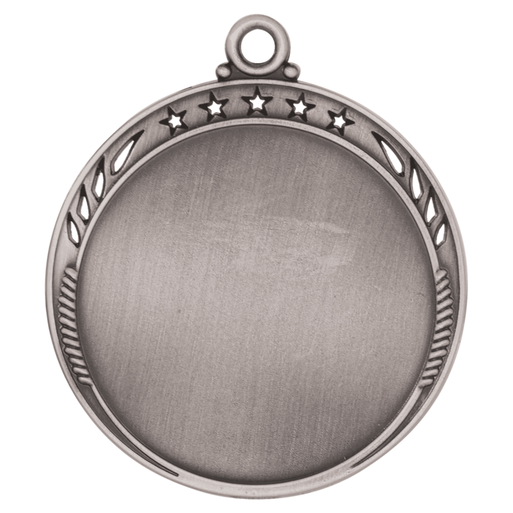 Galaxy 2" Insert Holder Medal-Antique Silver (Insert Not Included)