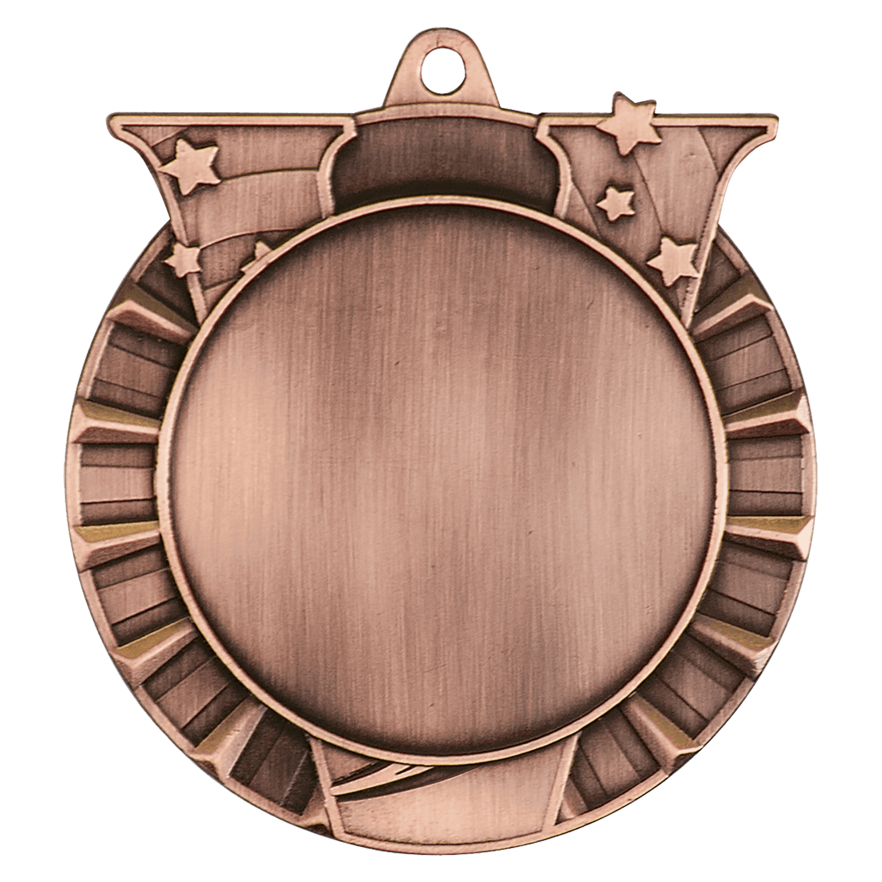 Victory 2" Insert Holder Medal-Antique Bronze (Insert Not Included)