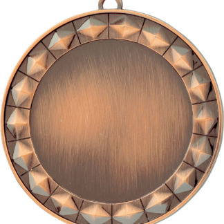 Diamond 2" Insert Holder Medal-Antique Bronze (Insert Not Included)