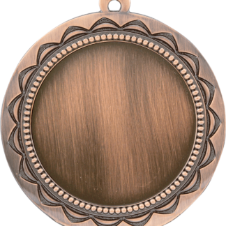 Sun 2" Insert Holder Medal-Antique Bronze (Insert Not Included)