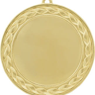 Weave 2" Insert Holder Medal-Bright Gold  (Insert Not Included)
