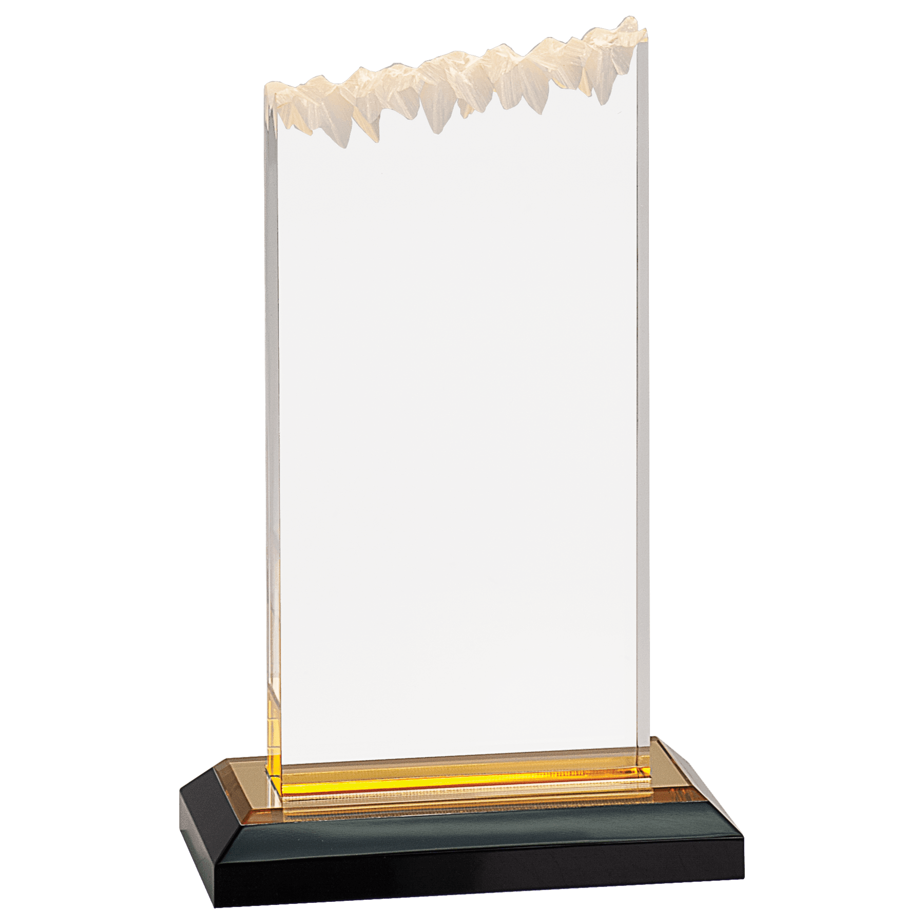 8" Gold Frosted Impress Acrylic with Base