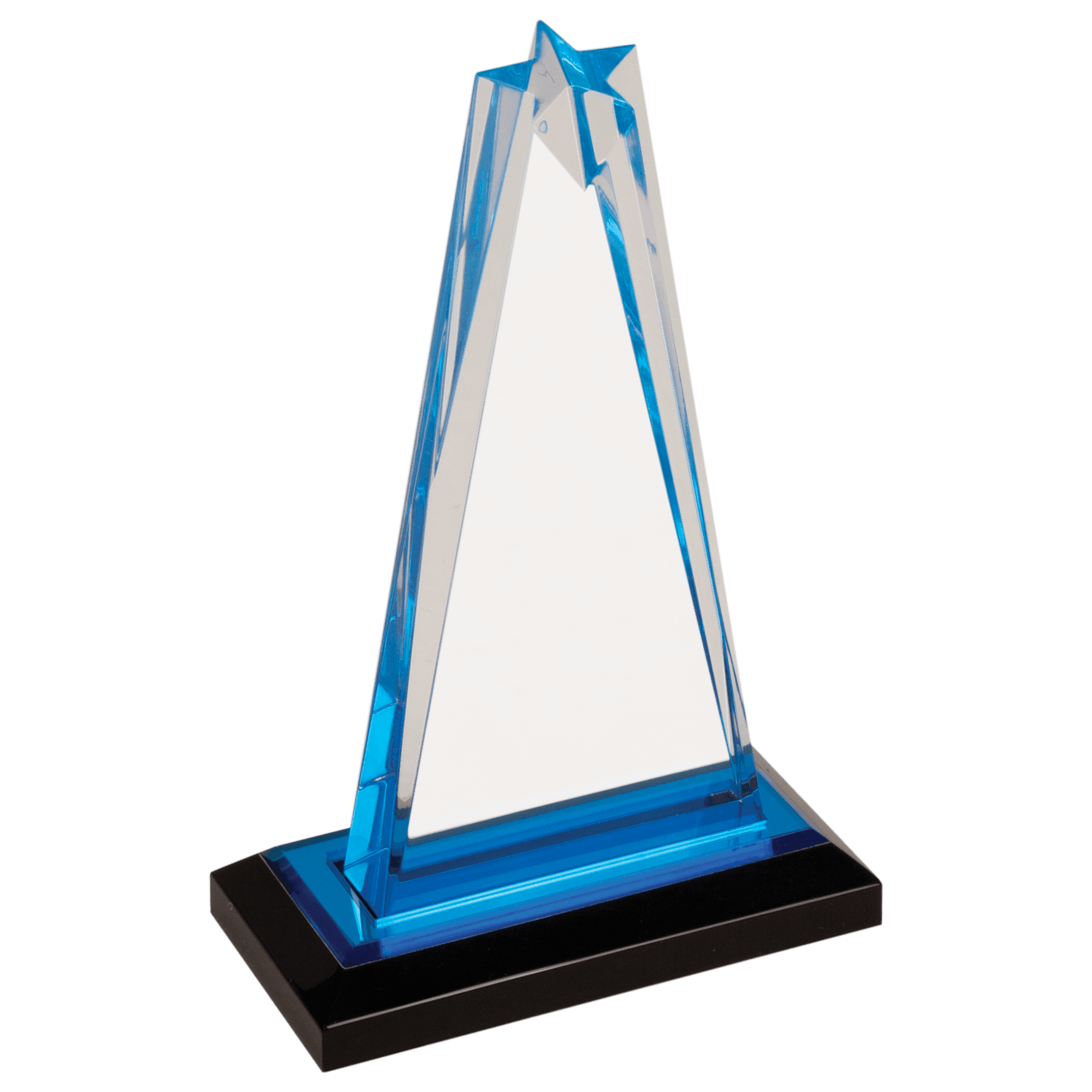 8" Blue Star Impress Acrylic with Base