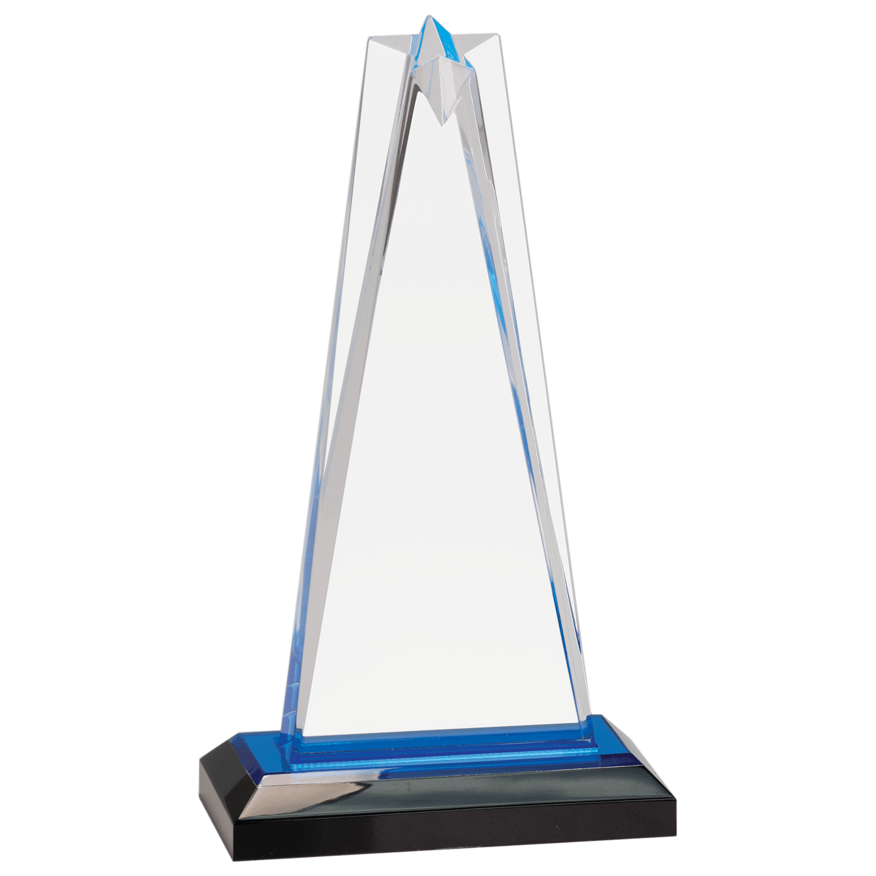 9" Blue Star Impress Acrylic with Base