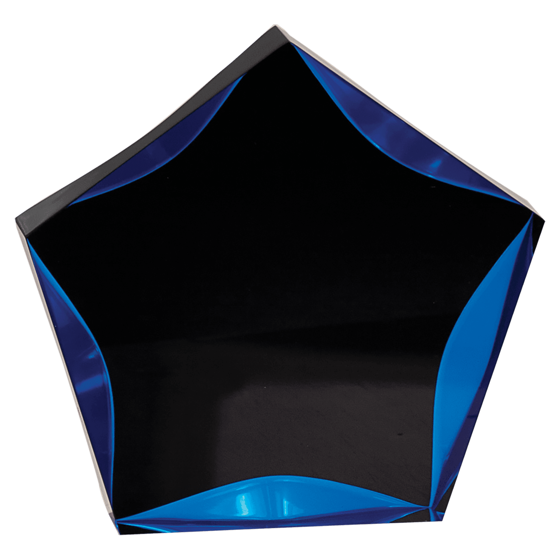 5" Black & Blue Luminary Premier Acrylic