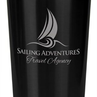 16 oz. Gloss Black Travel Mug
