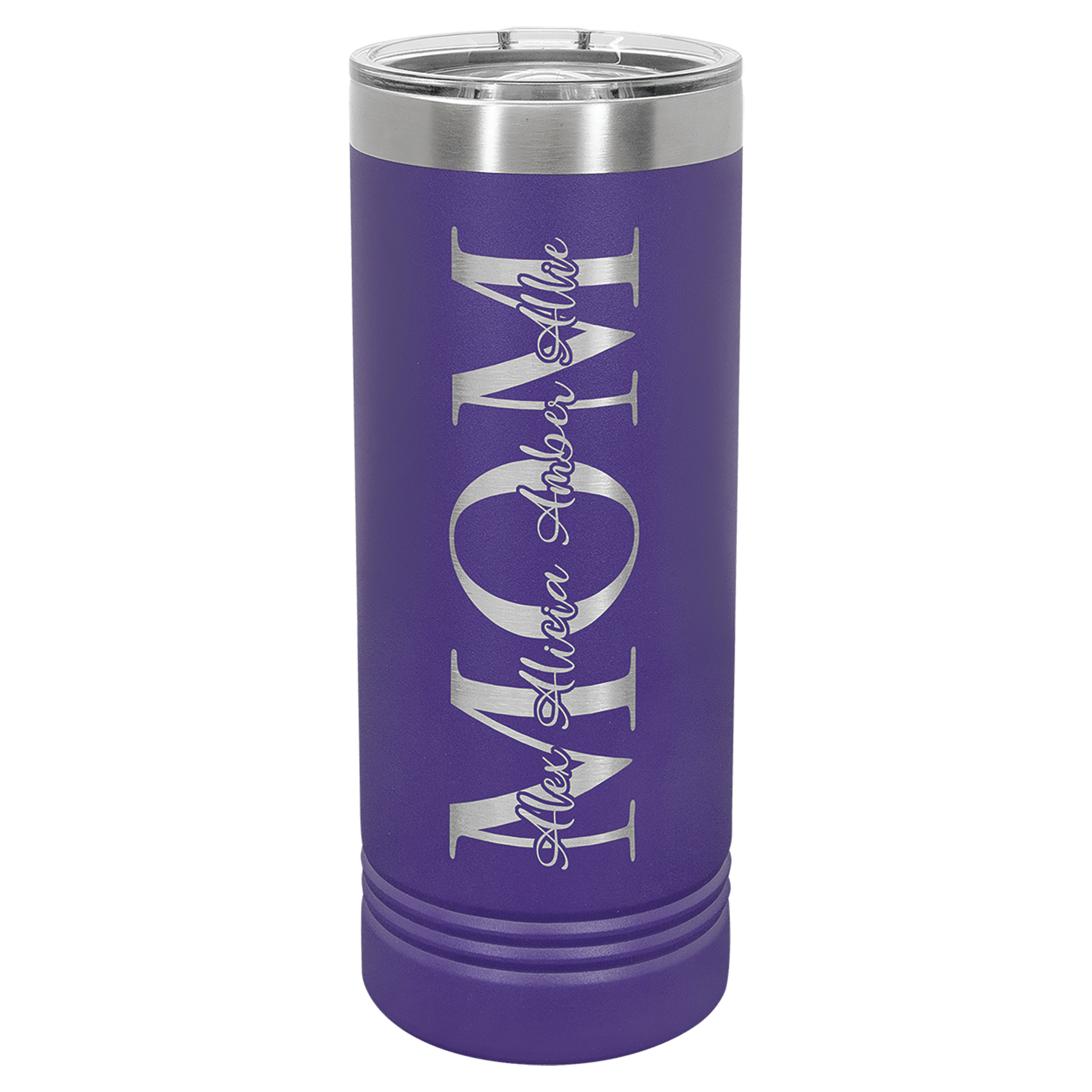 Purple 22 oz. Polar Camel Skinny Tumbler with Slider Lid