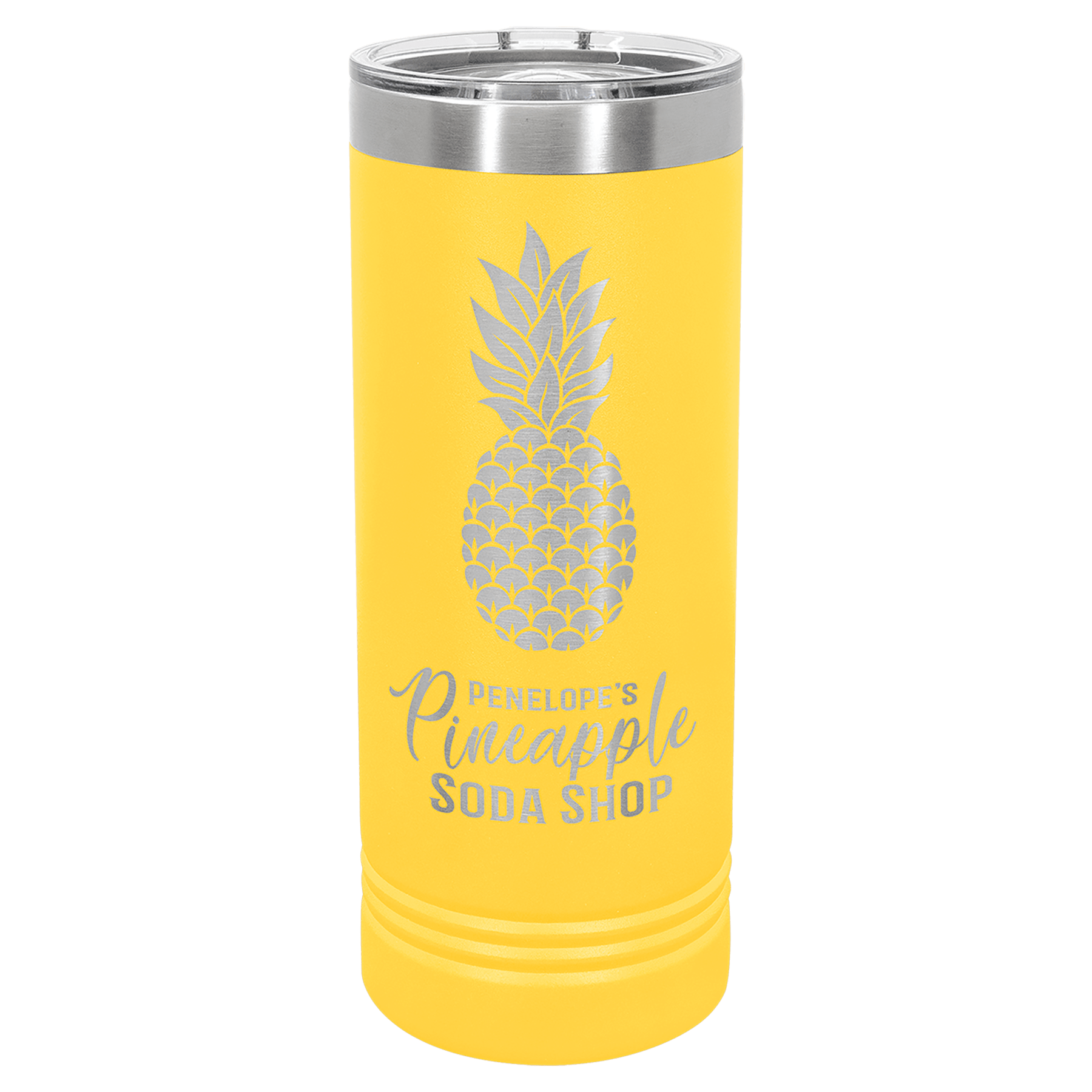 Yellow 22 oz. Polar Camel Skinny Tumbler with Slider Lid