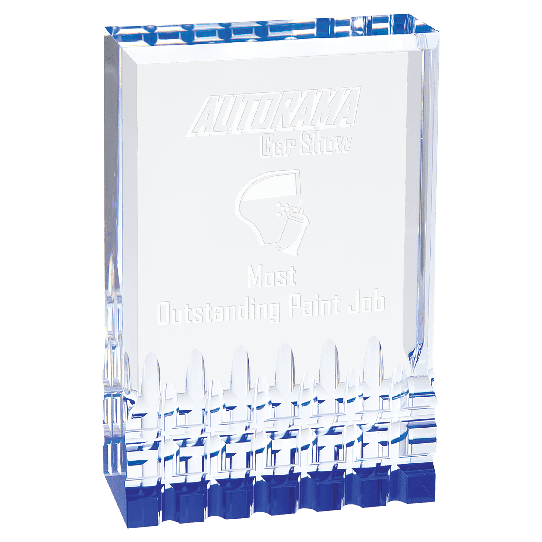 3 1/2" x 5" Blue Mirage Acrylic