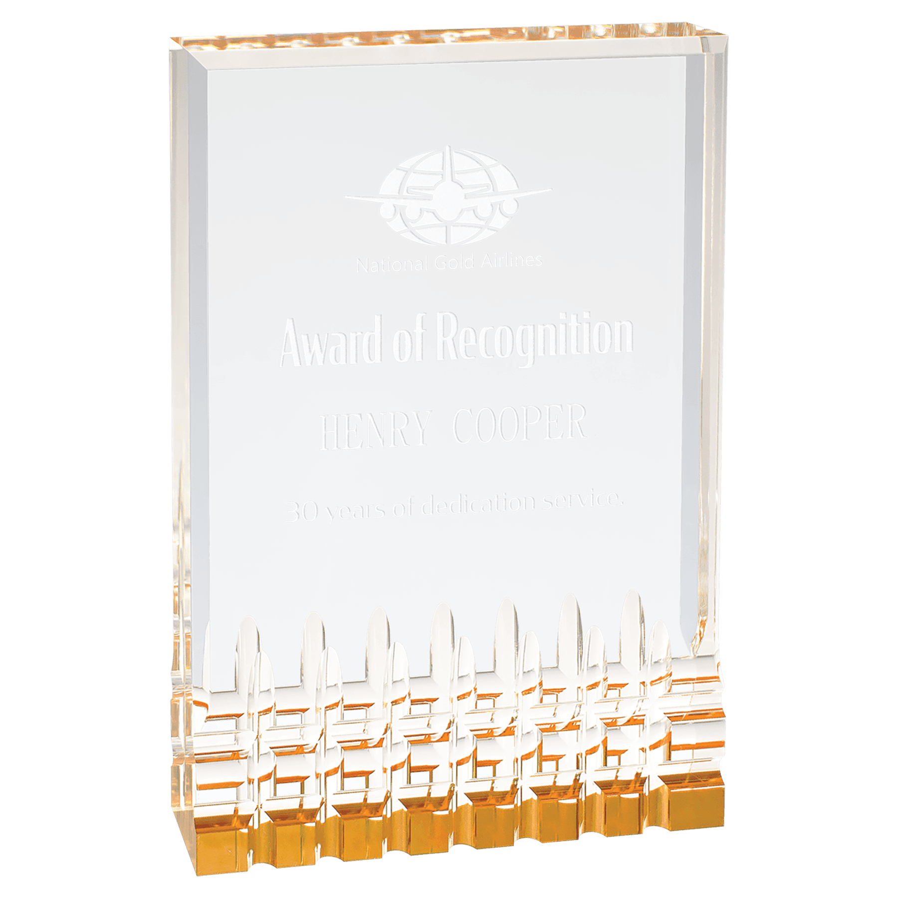 5" x 7" Gold Mirage Acrylic