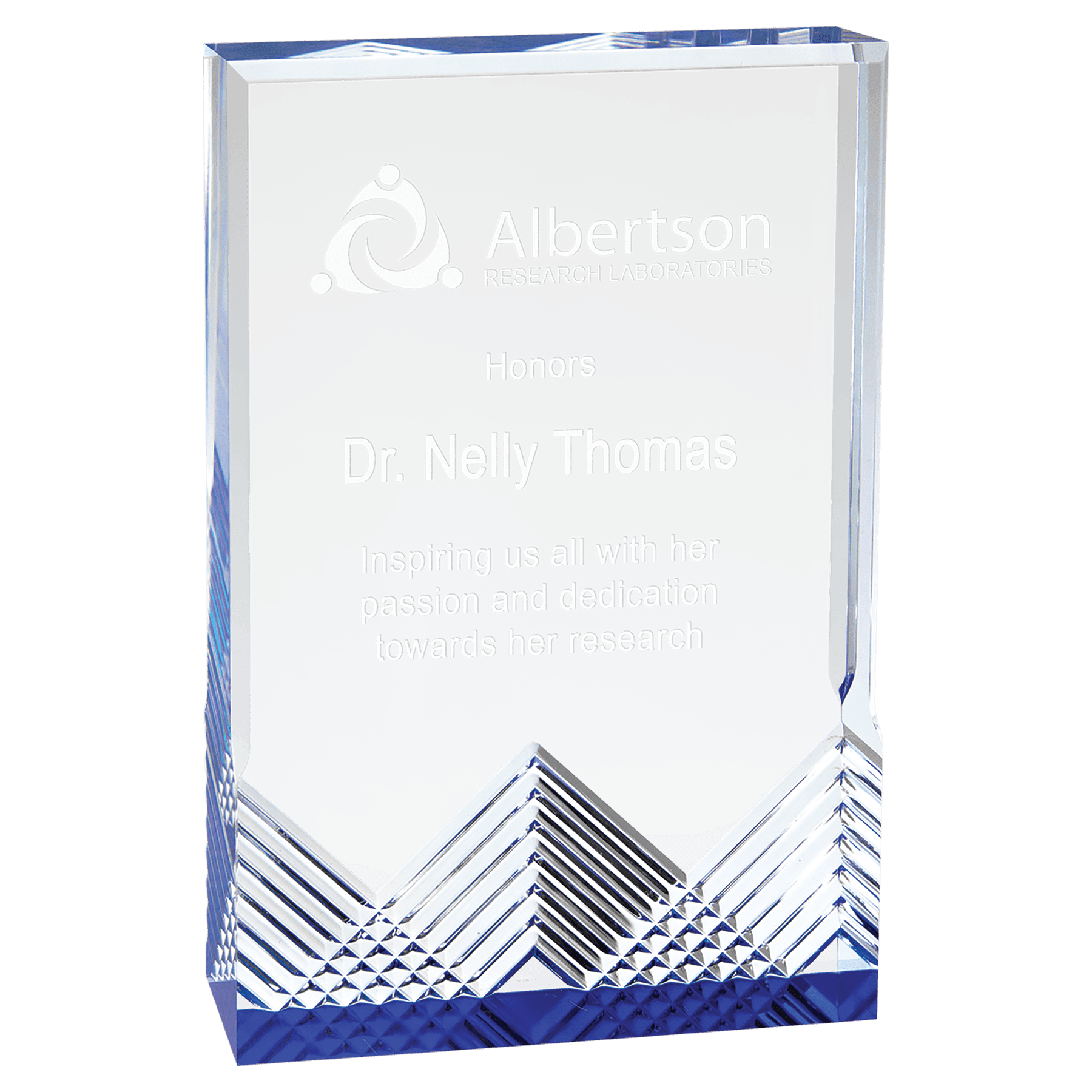 5" x 7" Blue Apex Mirage Acrylic