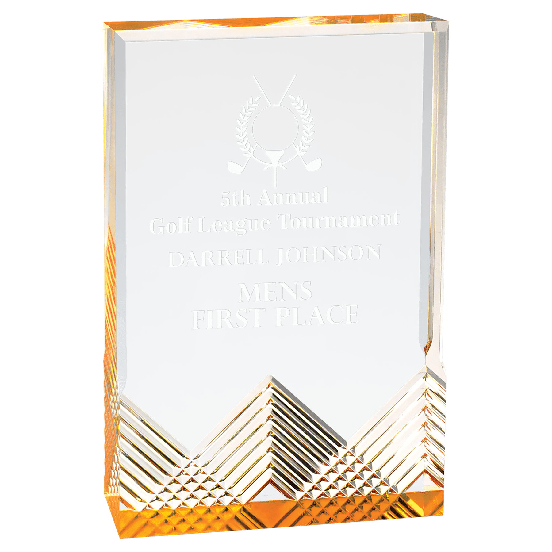 5" x 7" Gold Apex Mirage Acrylic