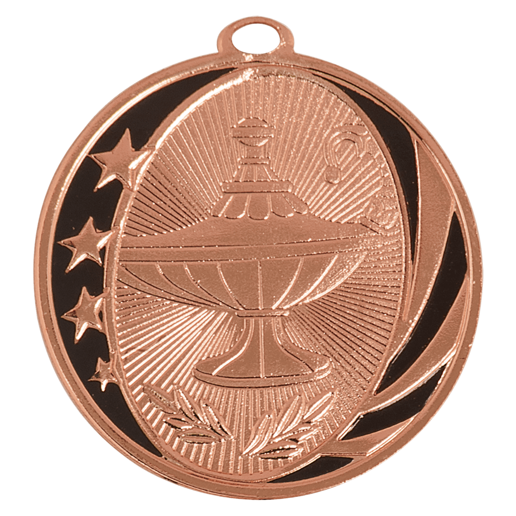 Lamp of Knowledge Starbrite Medal-Bronze