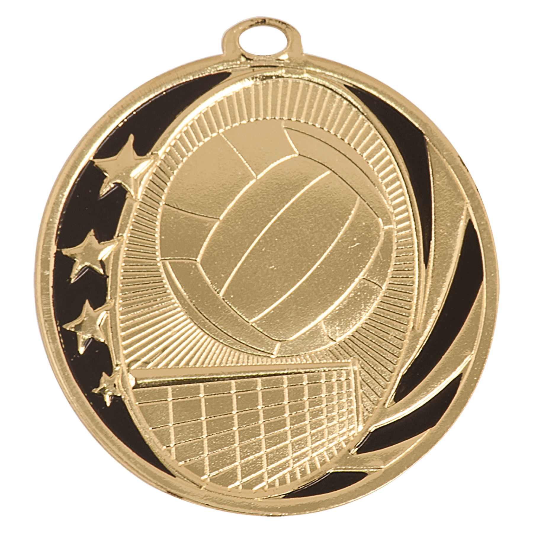 Volleyball MidNite Star Medal-Gold