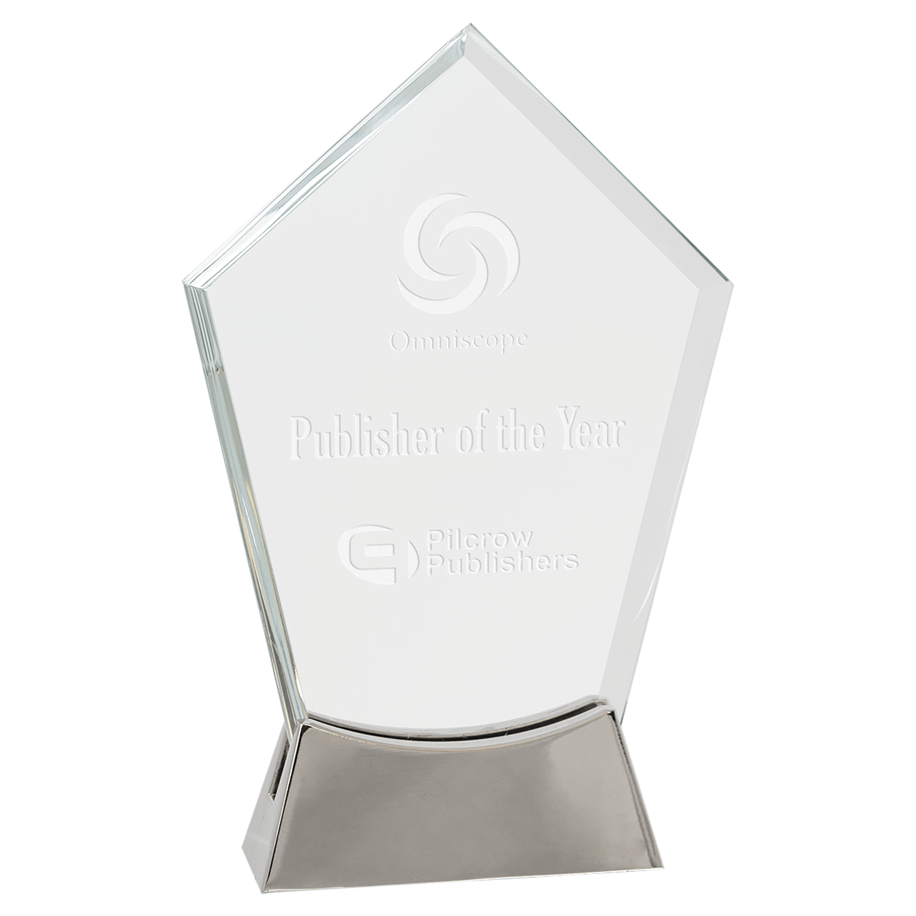 Peak Platinum Glass with Full Metal Base