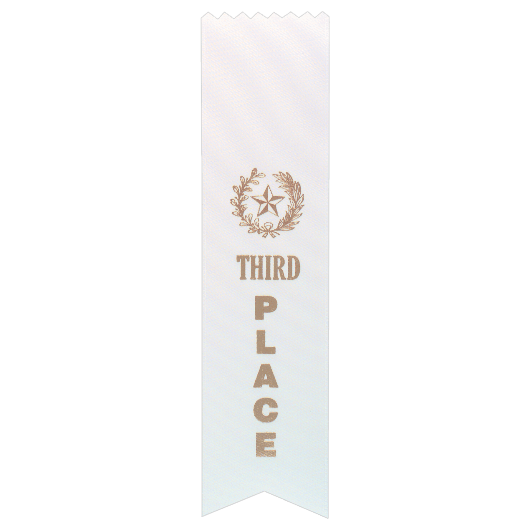 3rd Place Pinked Ribbon