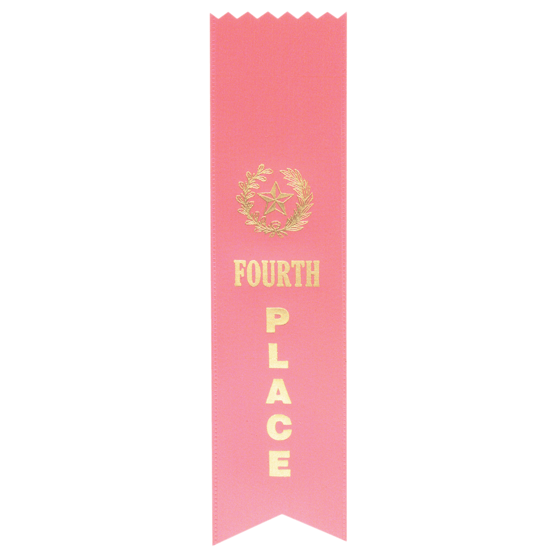 4th Place Pinked Ribbon