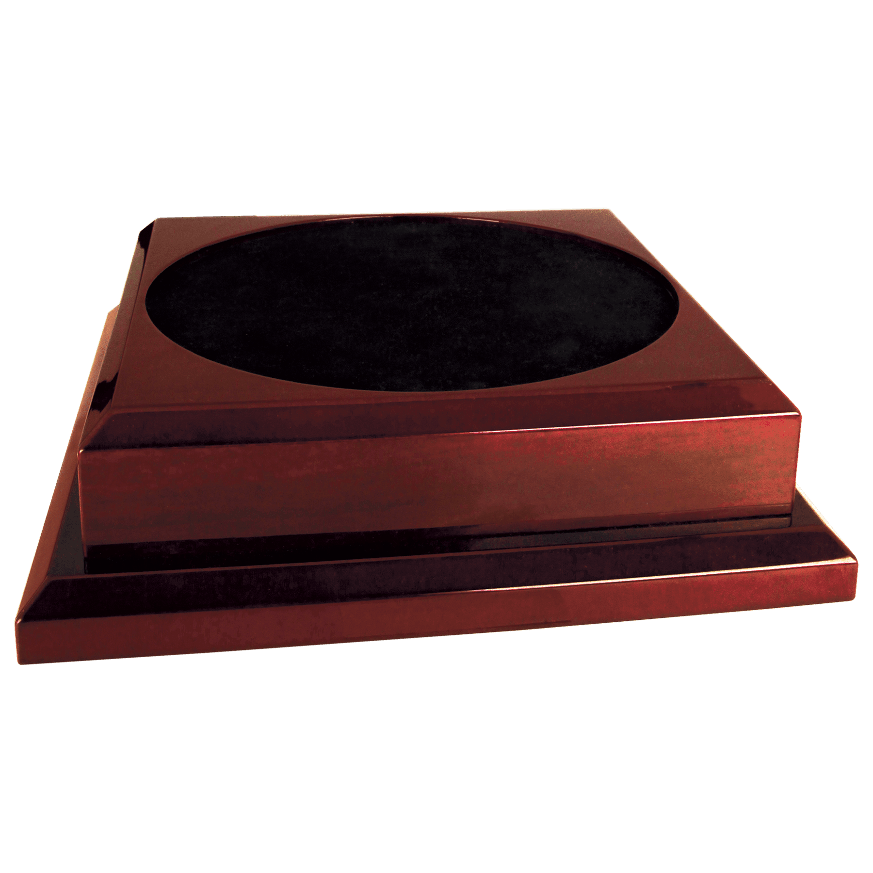 Rosewood Piano Finish Pedestal Base