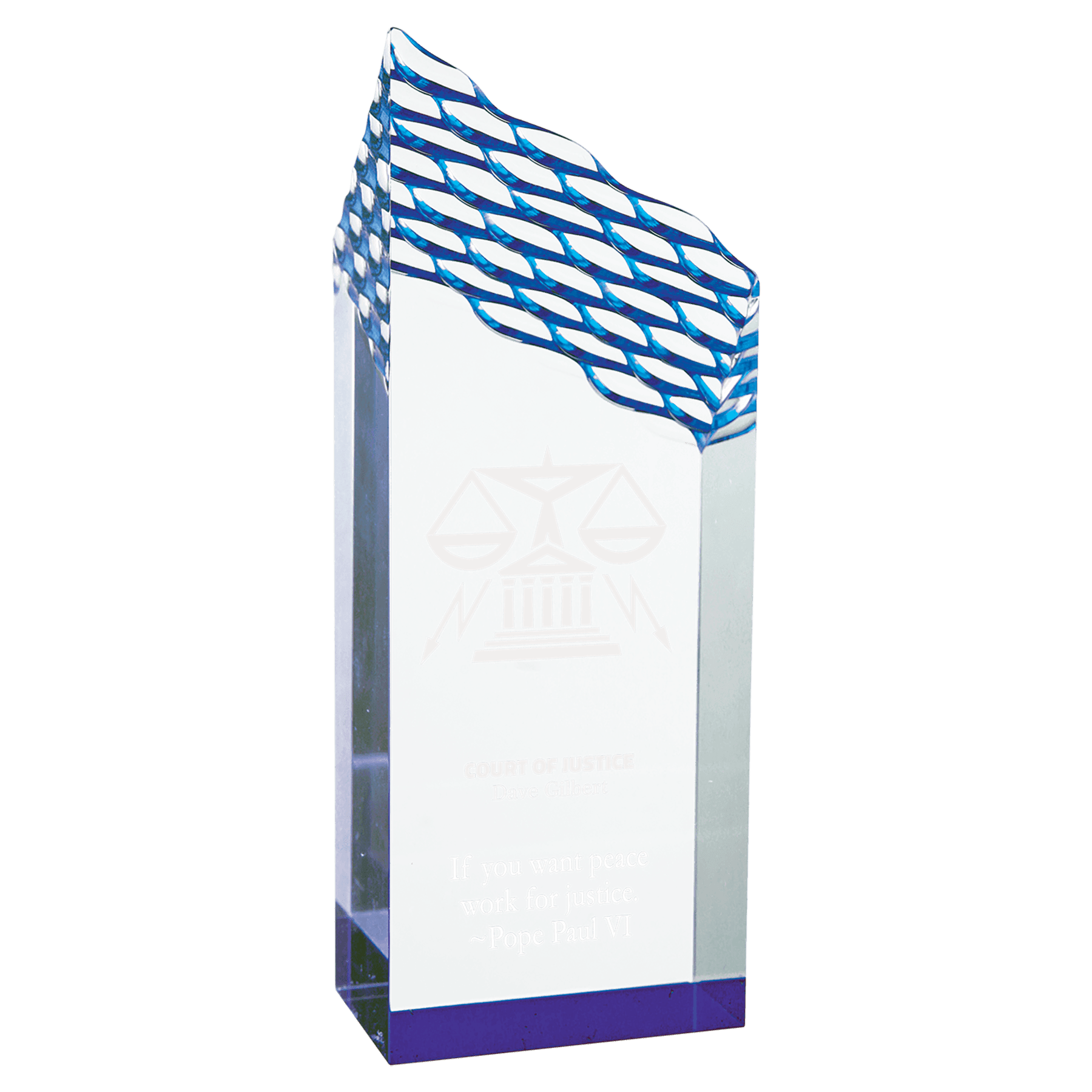 Medium Blue Riptide Acrylic