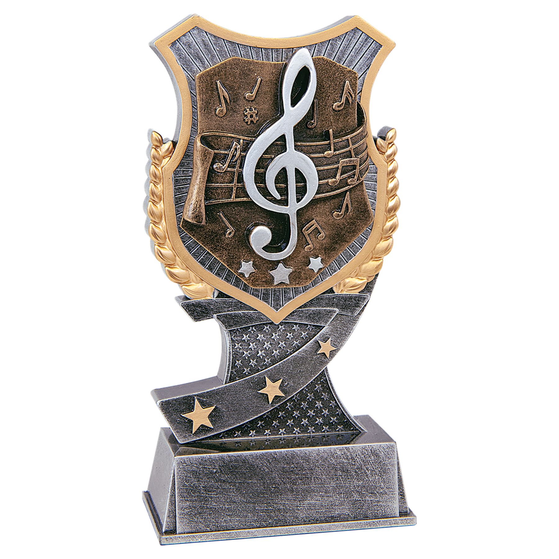 Music Shield Award-6"