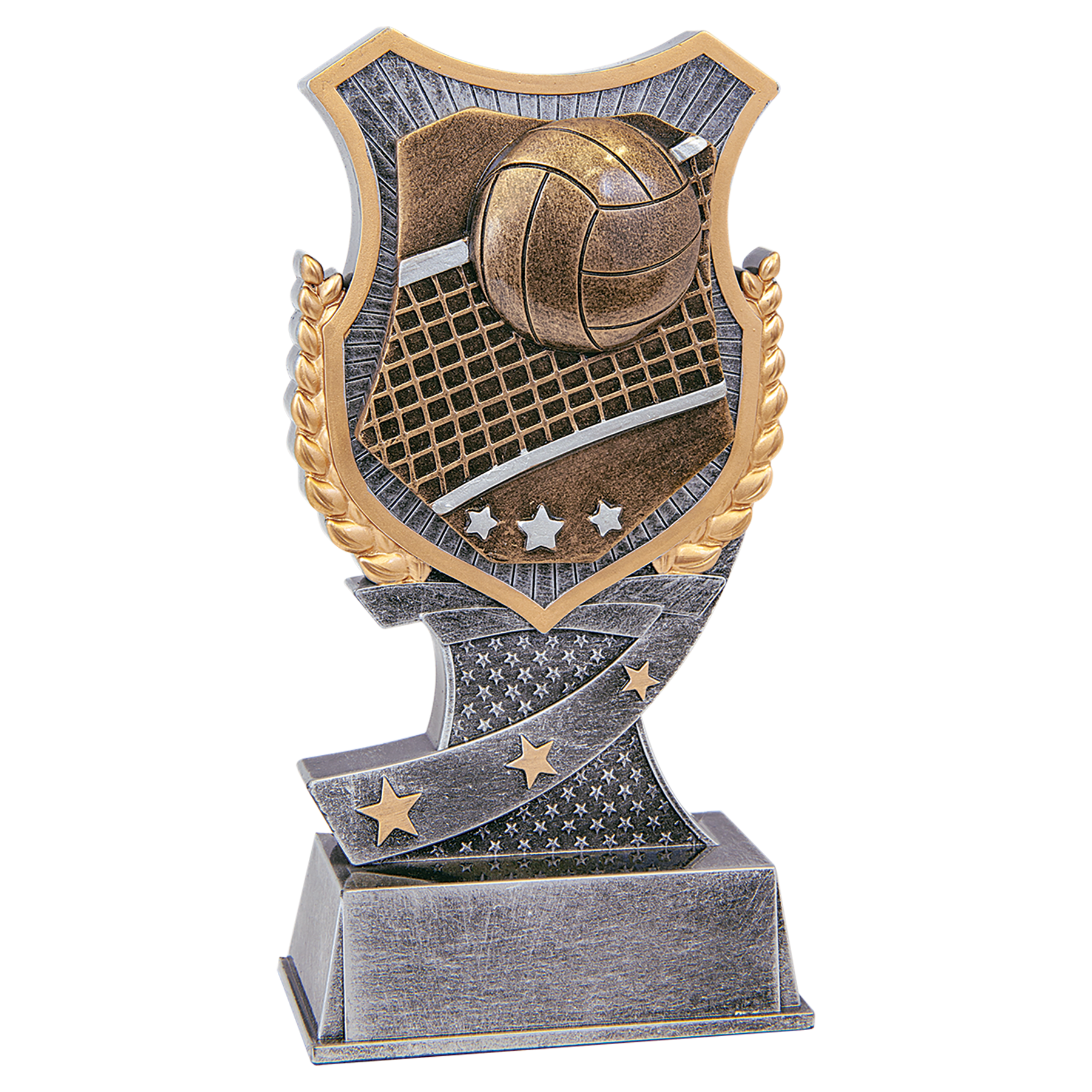 Volleyball Shield Award-6"