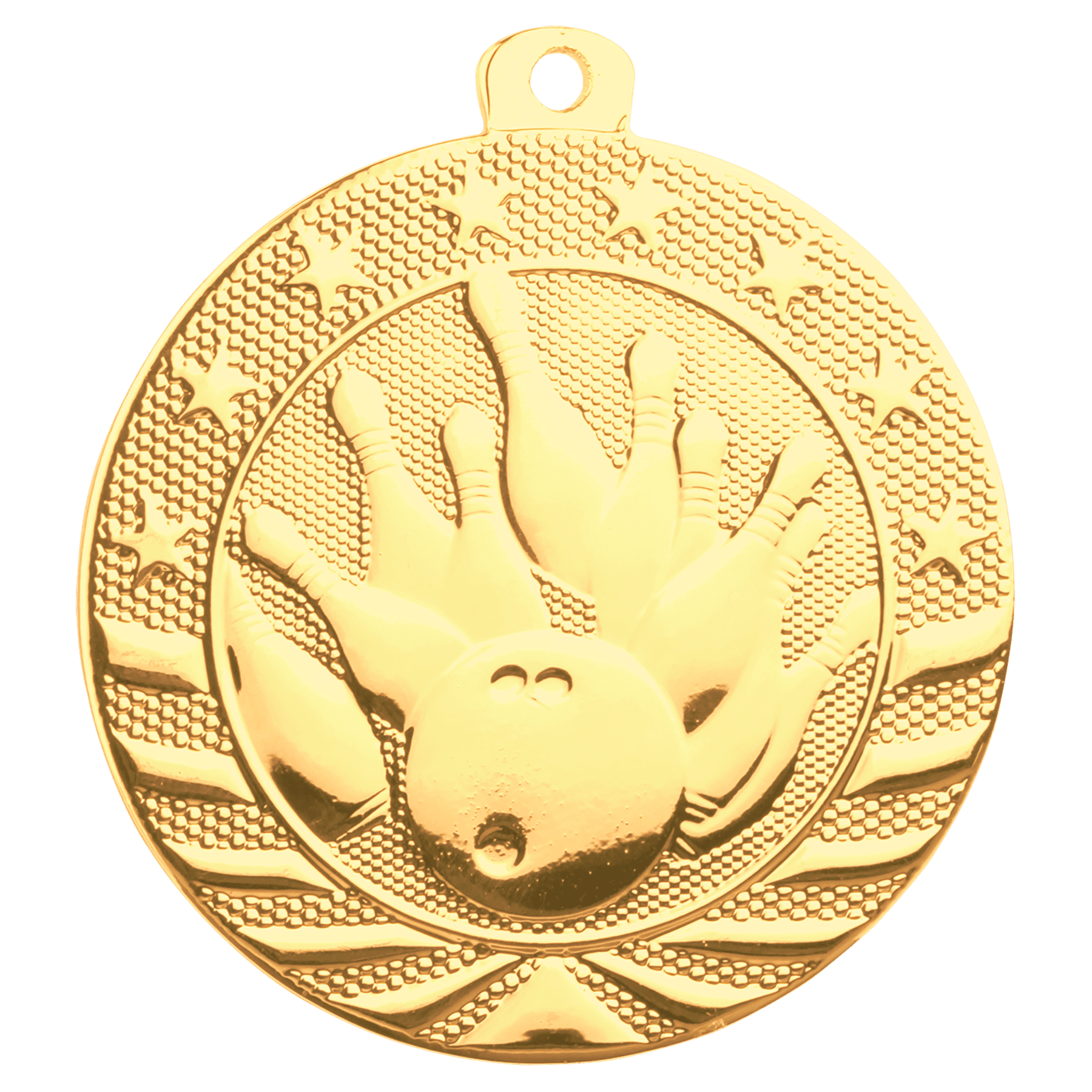 Bowling Starbrite Medal-Gold