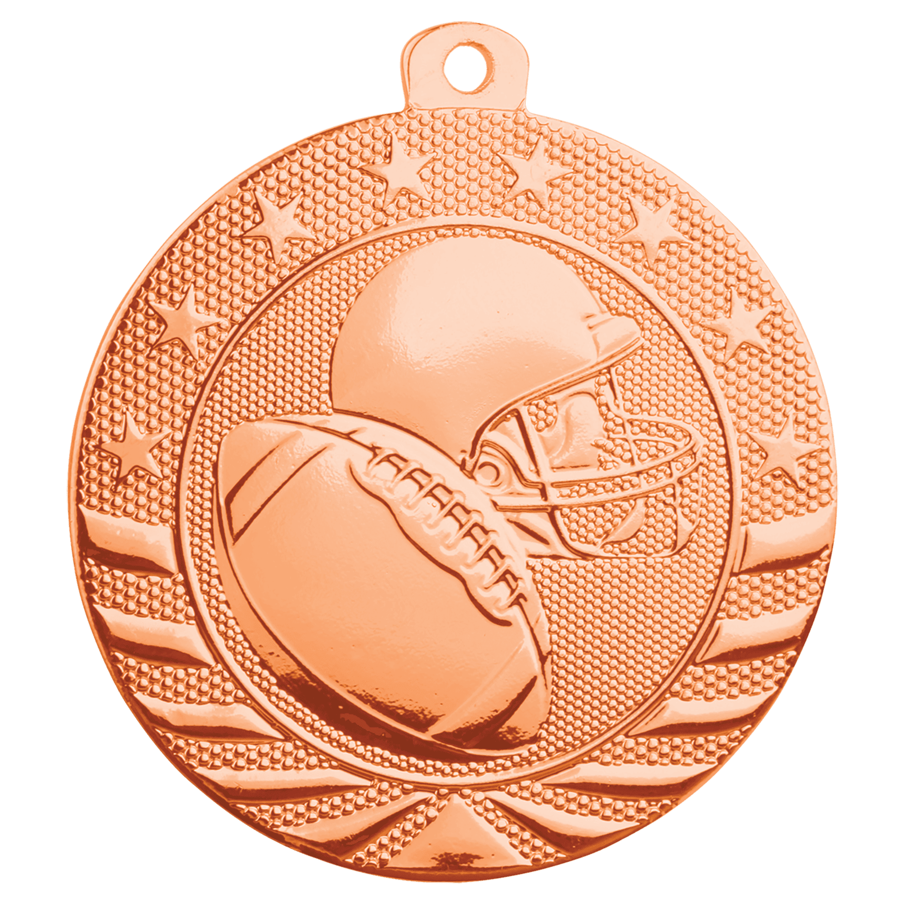 Football Starbrite Medal-Bronze