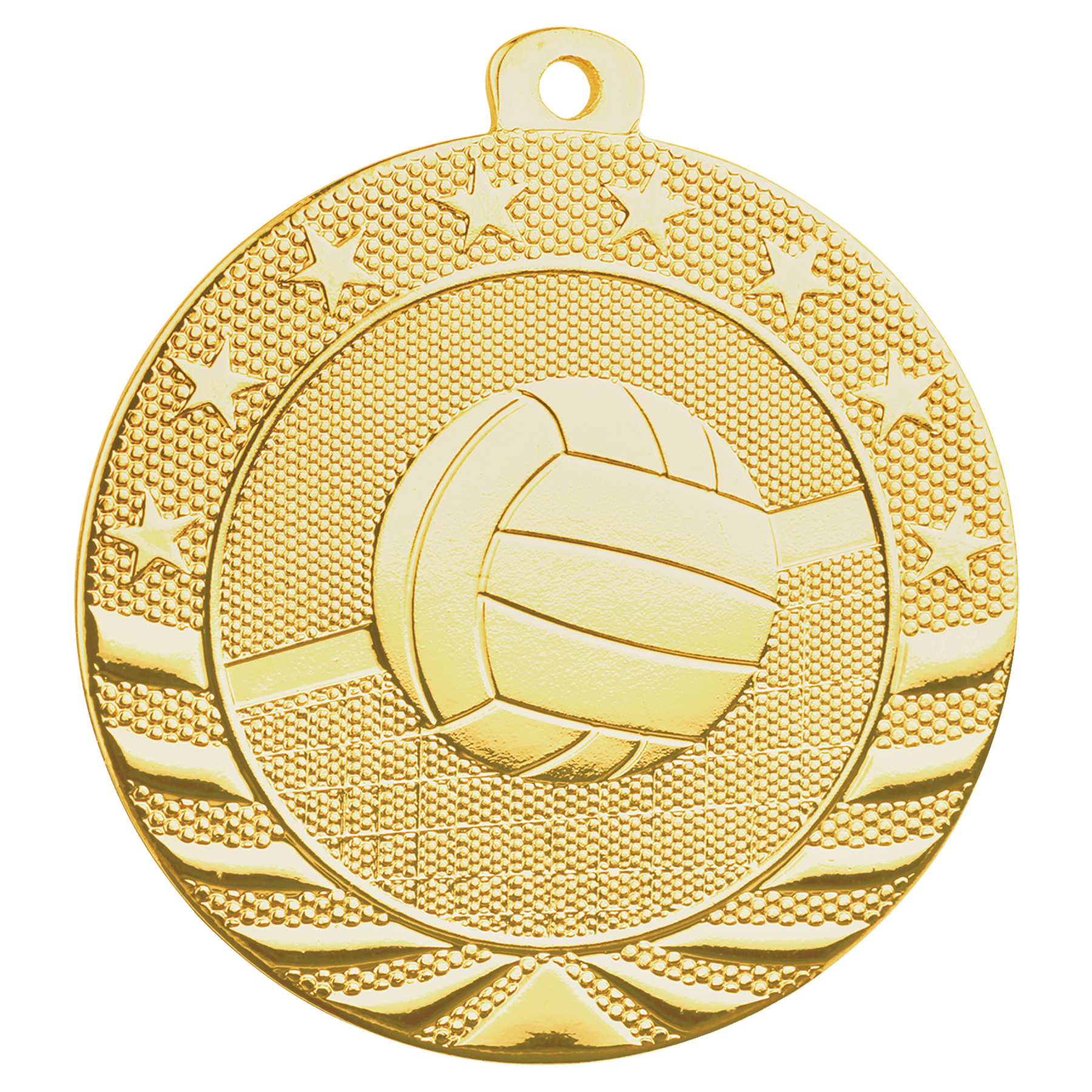Volleyball Starbrite Medal-Gold