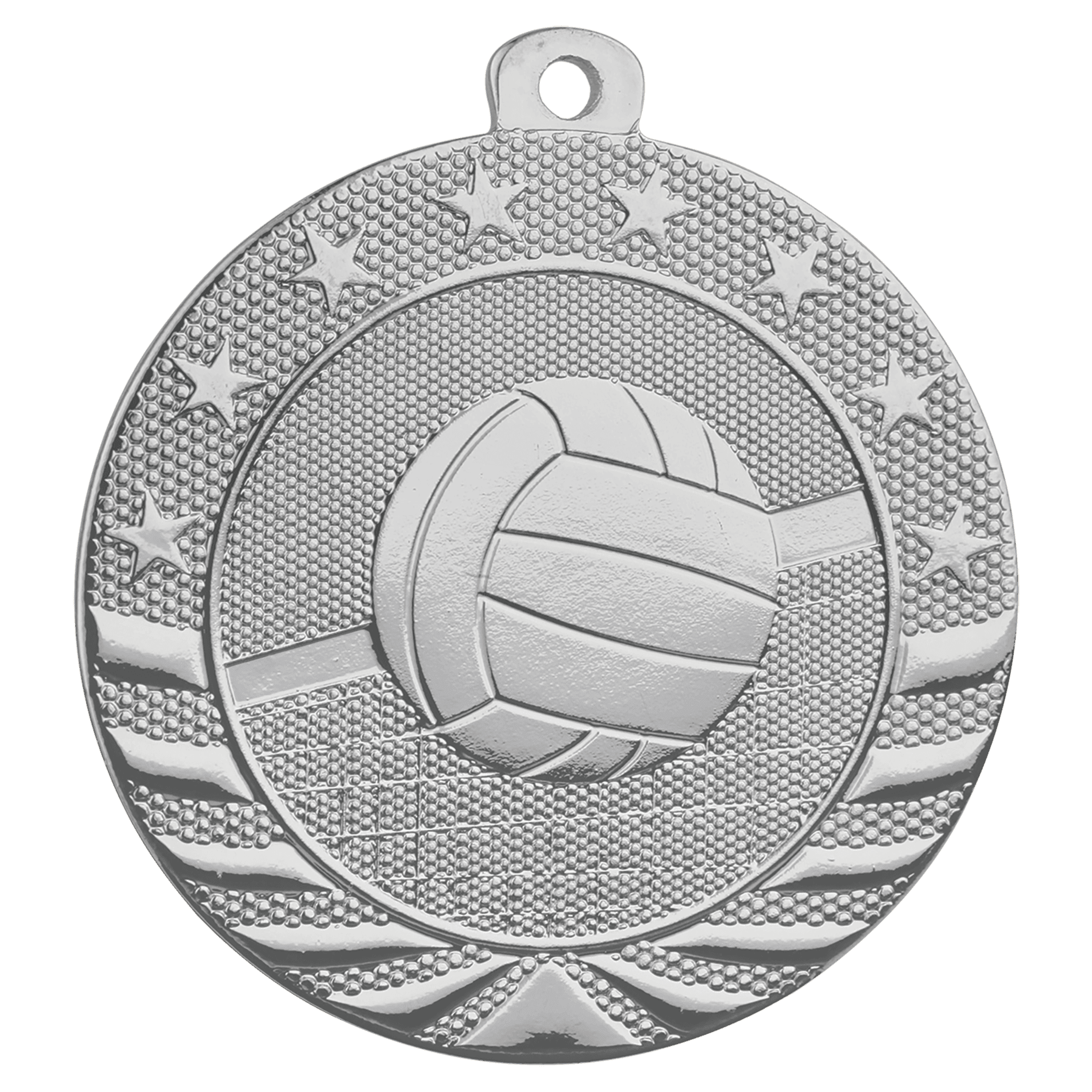 Volleyball Starbrite Medal-Silver
