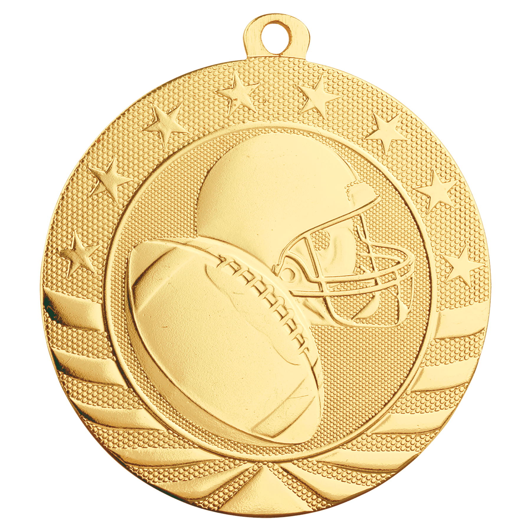 Football Starbrite Medal-Gold