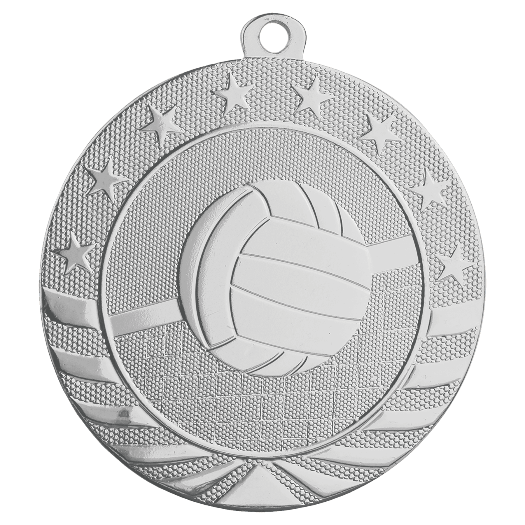 Volleyball Starbrite Medal-Silver