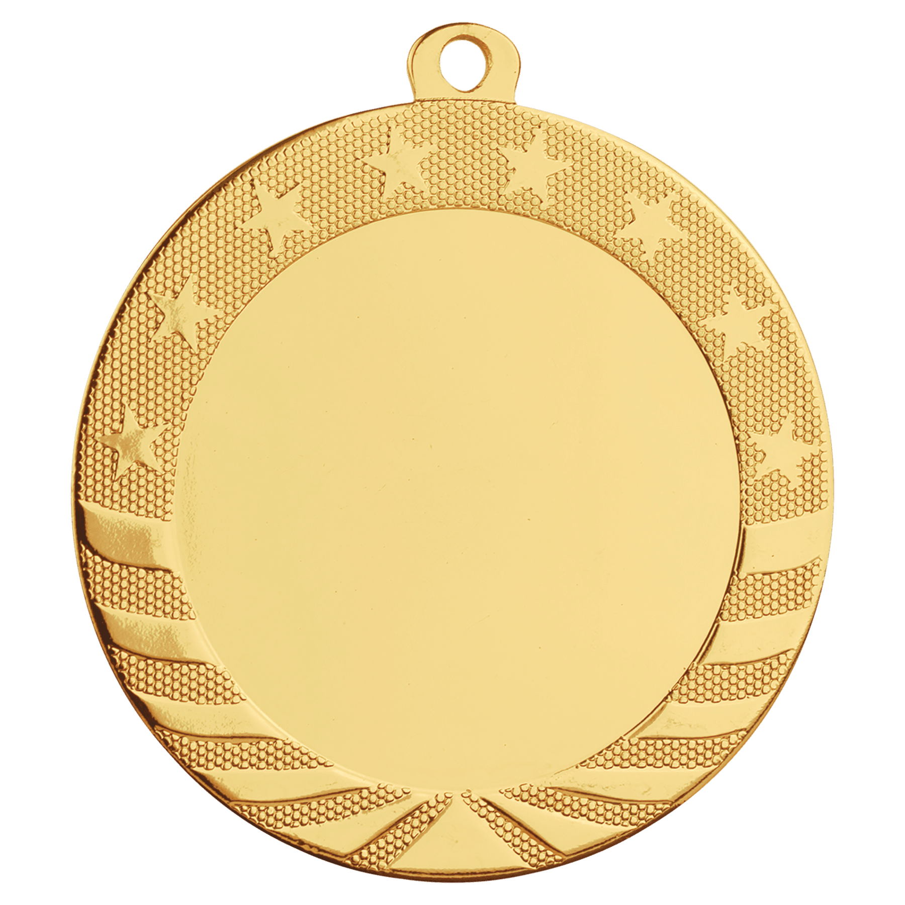 Starbrite 2" Insert Holder Medal-Bright Gold (Insert Not Included)