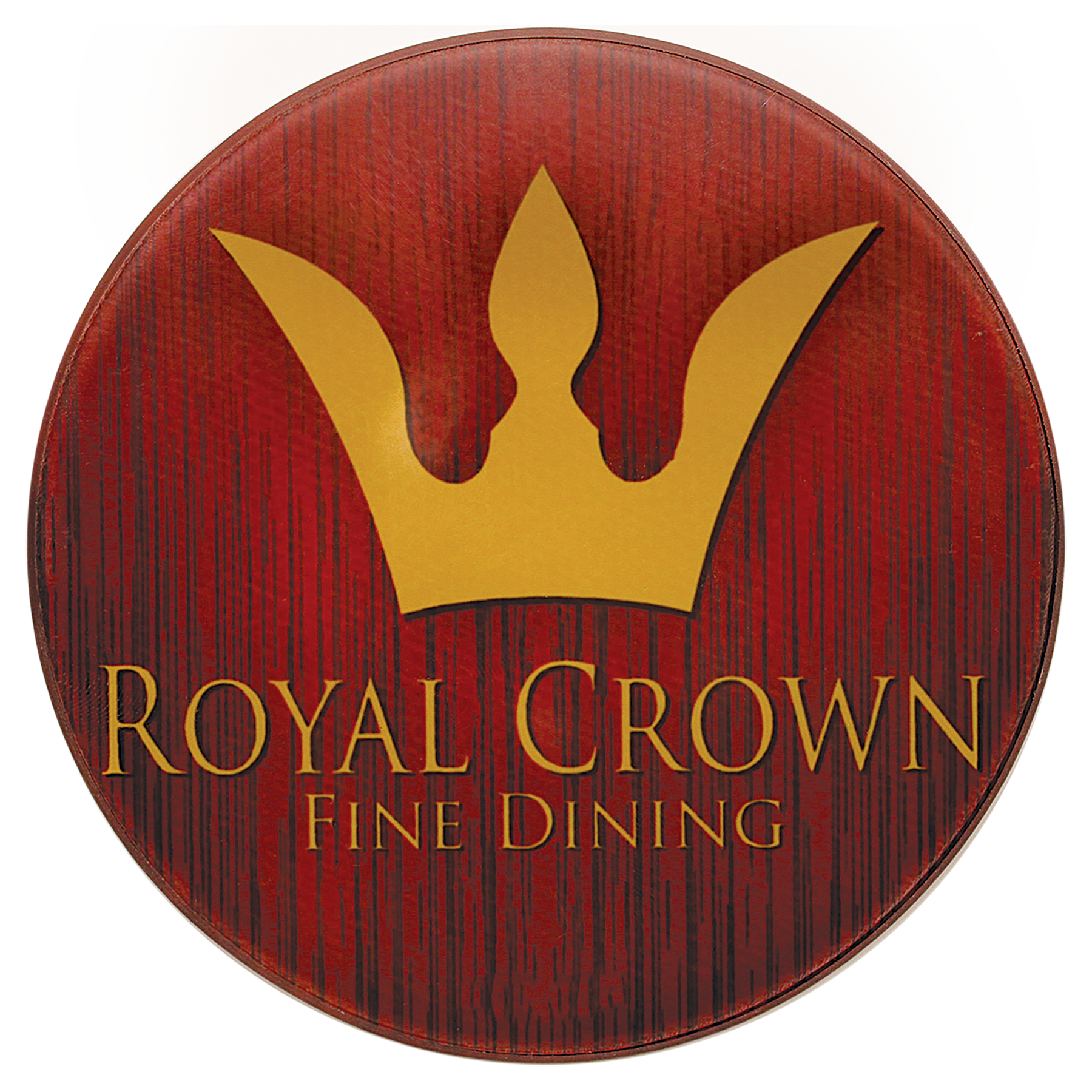 1-Sided Glass Round Coaster