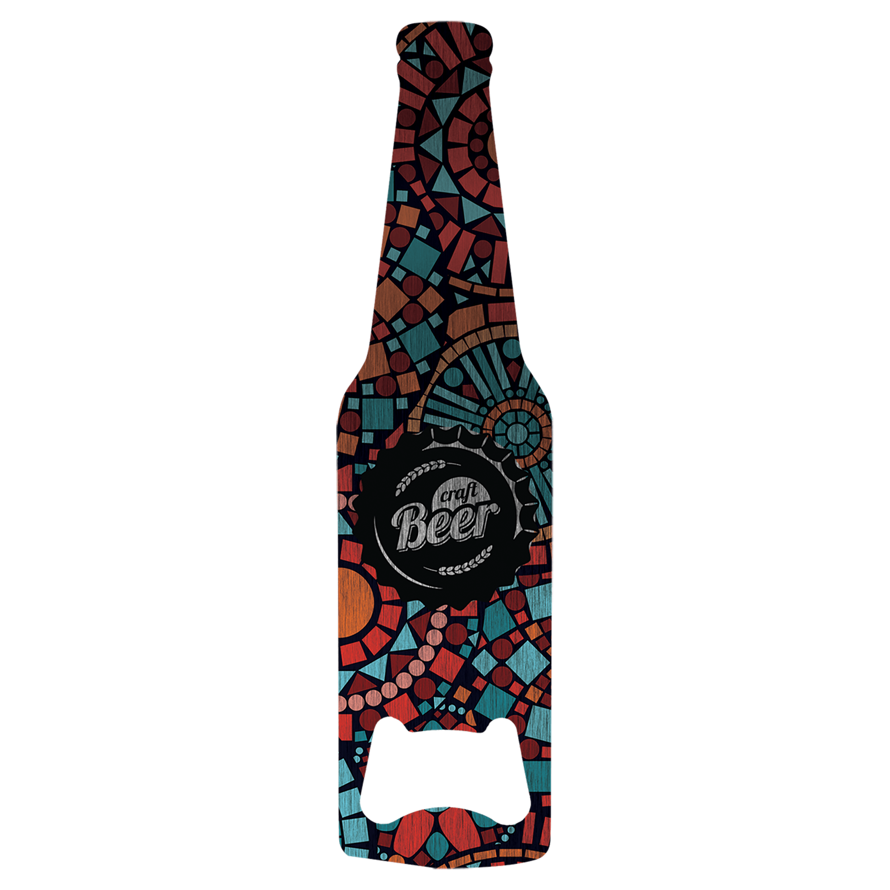 2-Sided Stainless Steel Bottle Shaped Bottle Opener