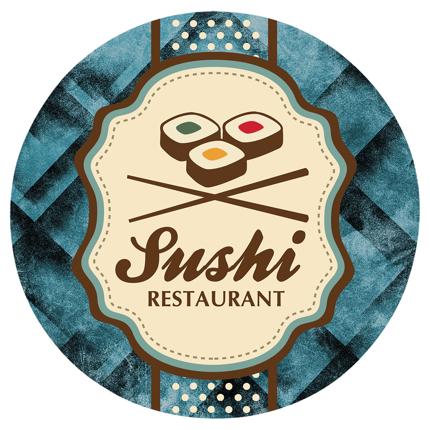 1-Sided Round Rubber Backed Flexible Coaster