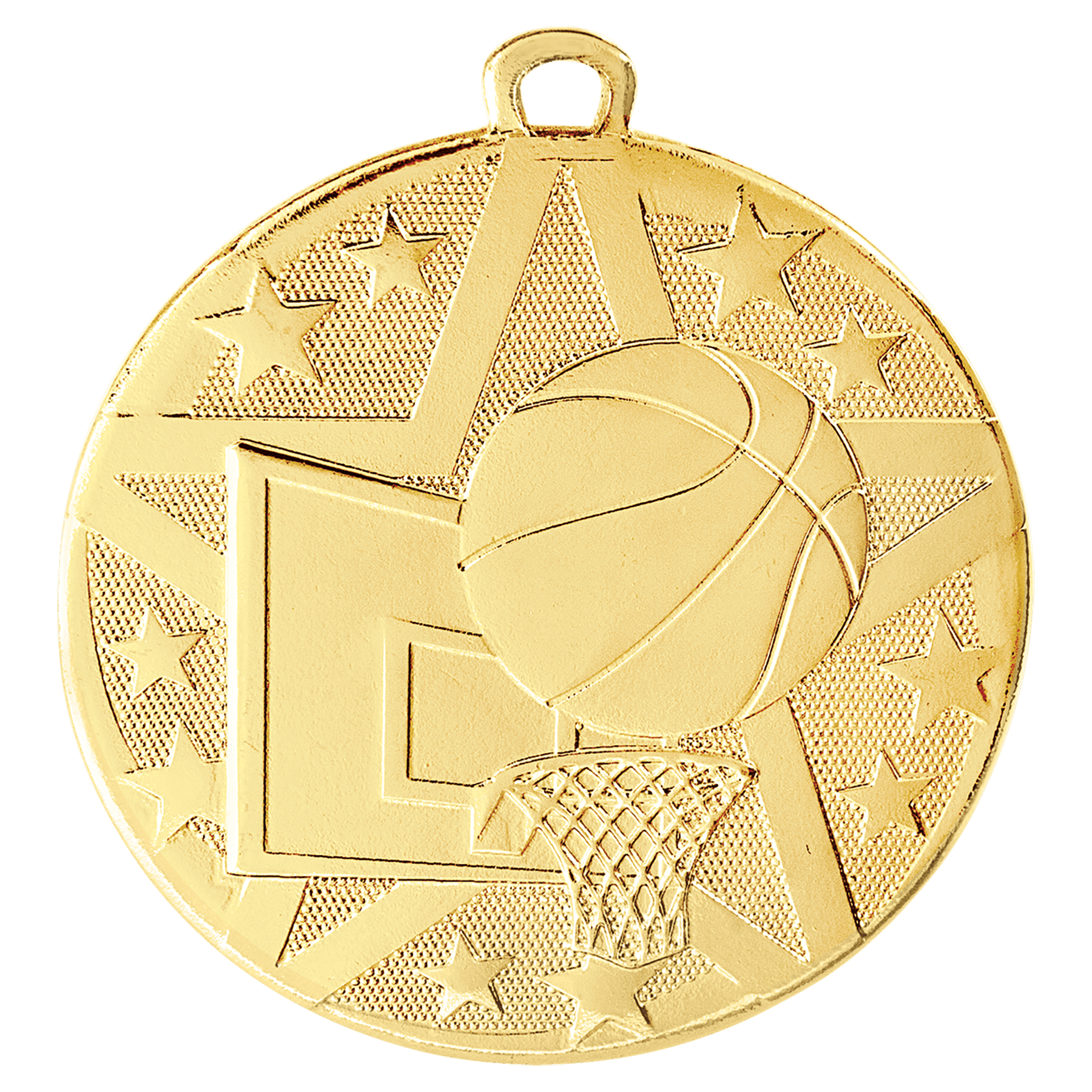 Basketball Superstar Medal-Gold