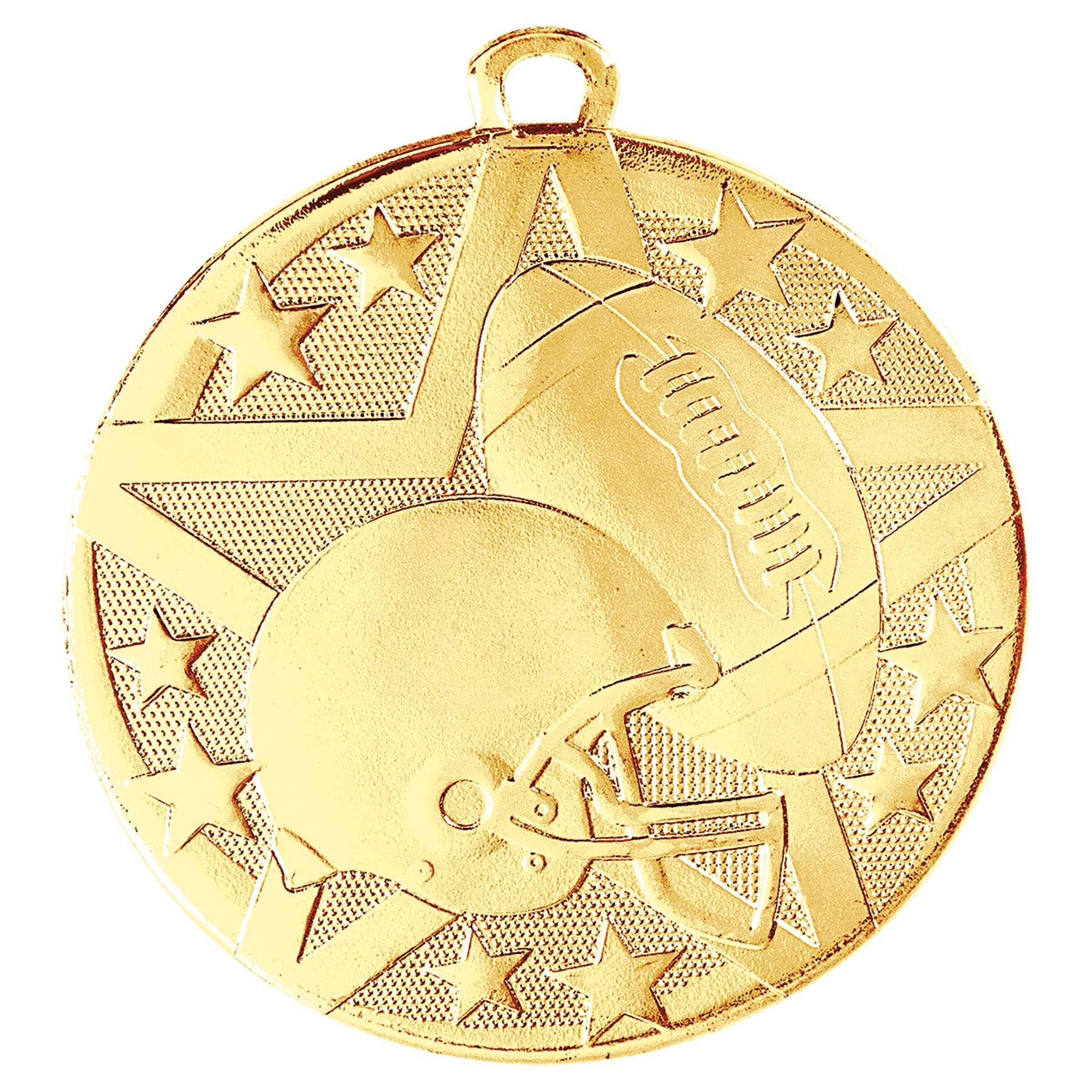 Football Superstar Medal-Gold