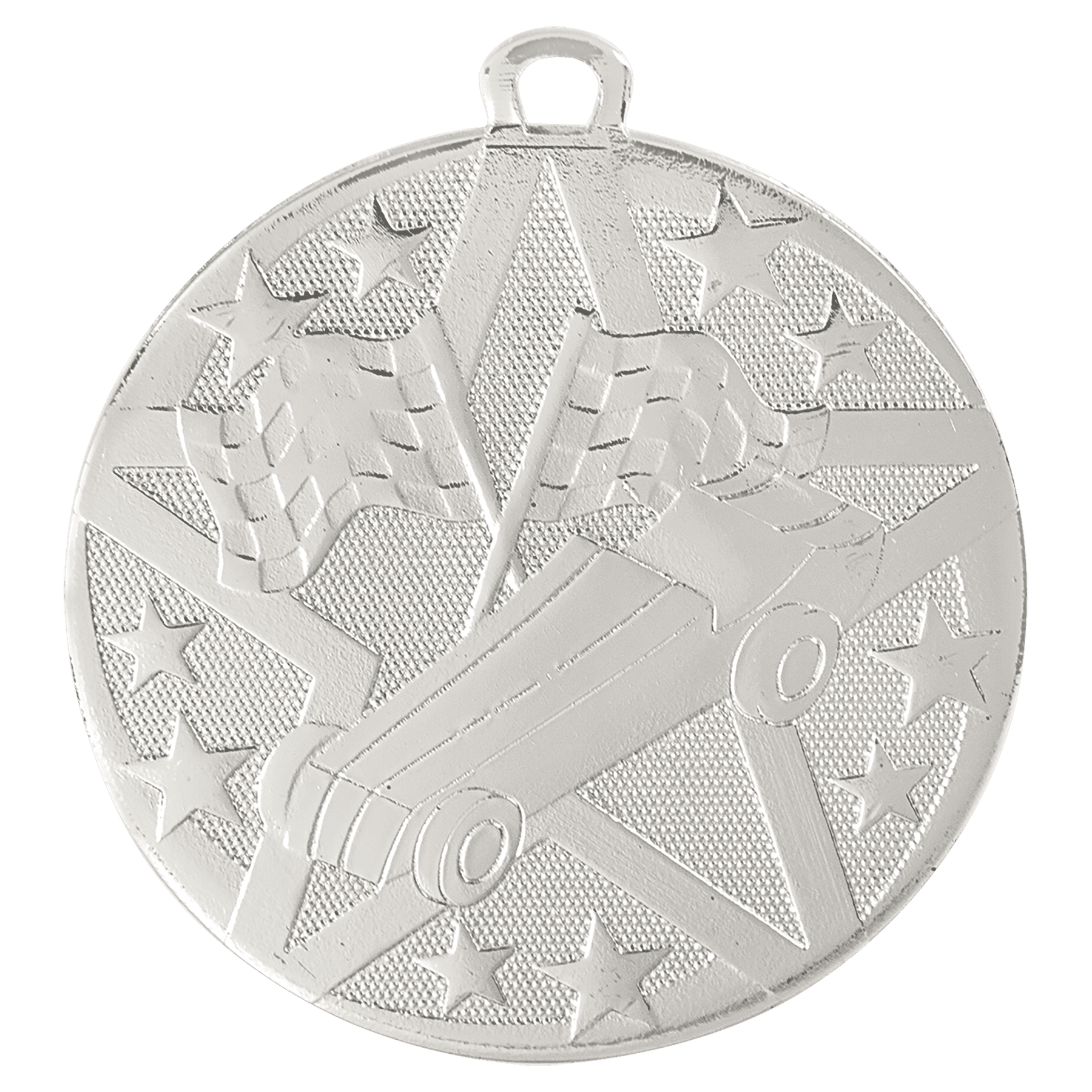 Pinewood Derby Superstar Medal-Silver