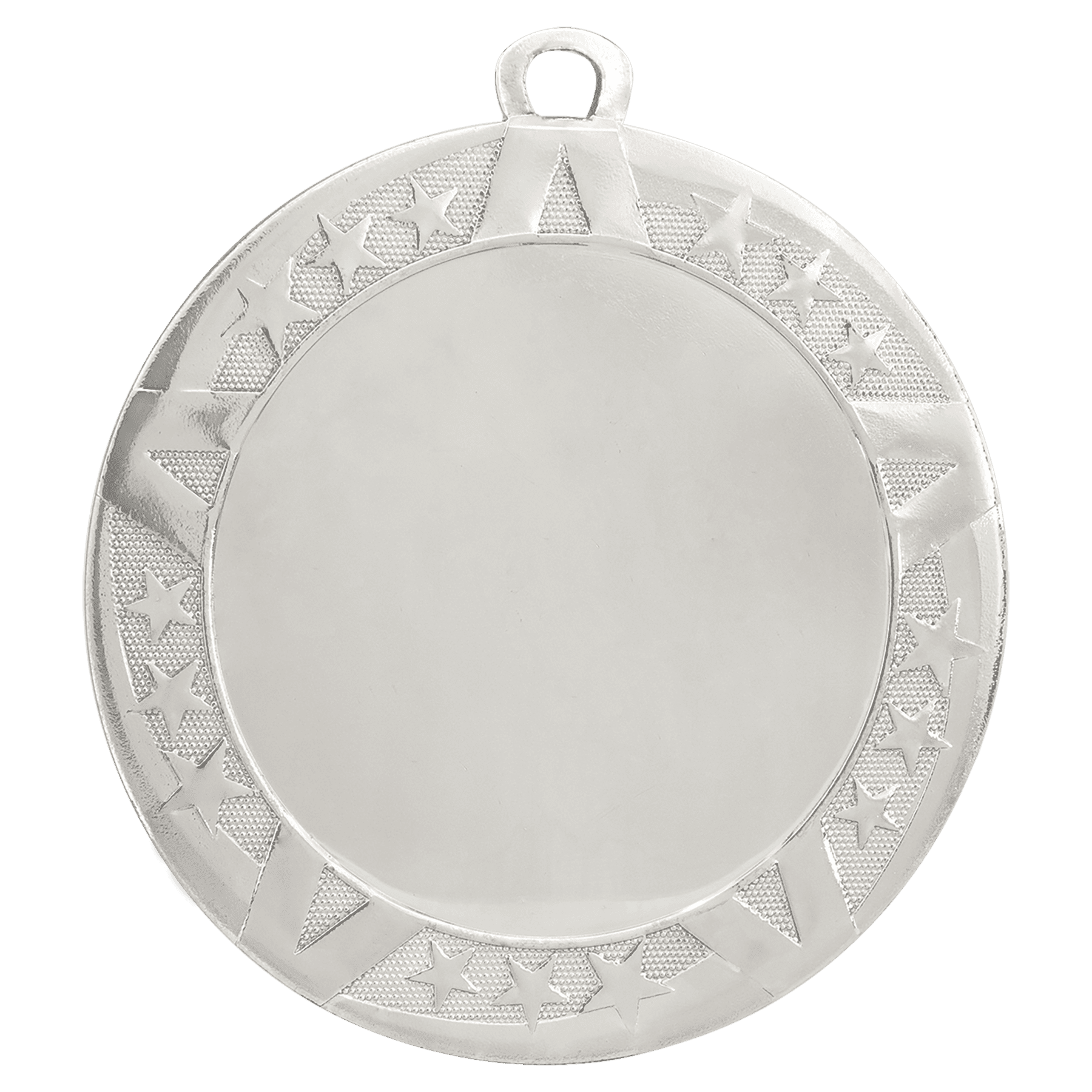 Superstar 2" Insert Holder Medal-Silver (Insert Not Included)