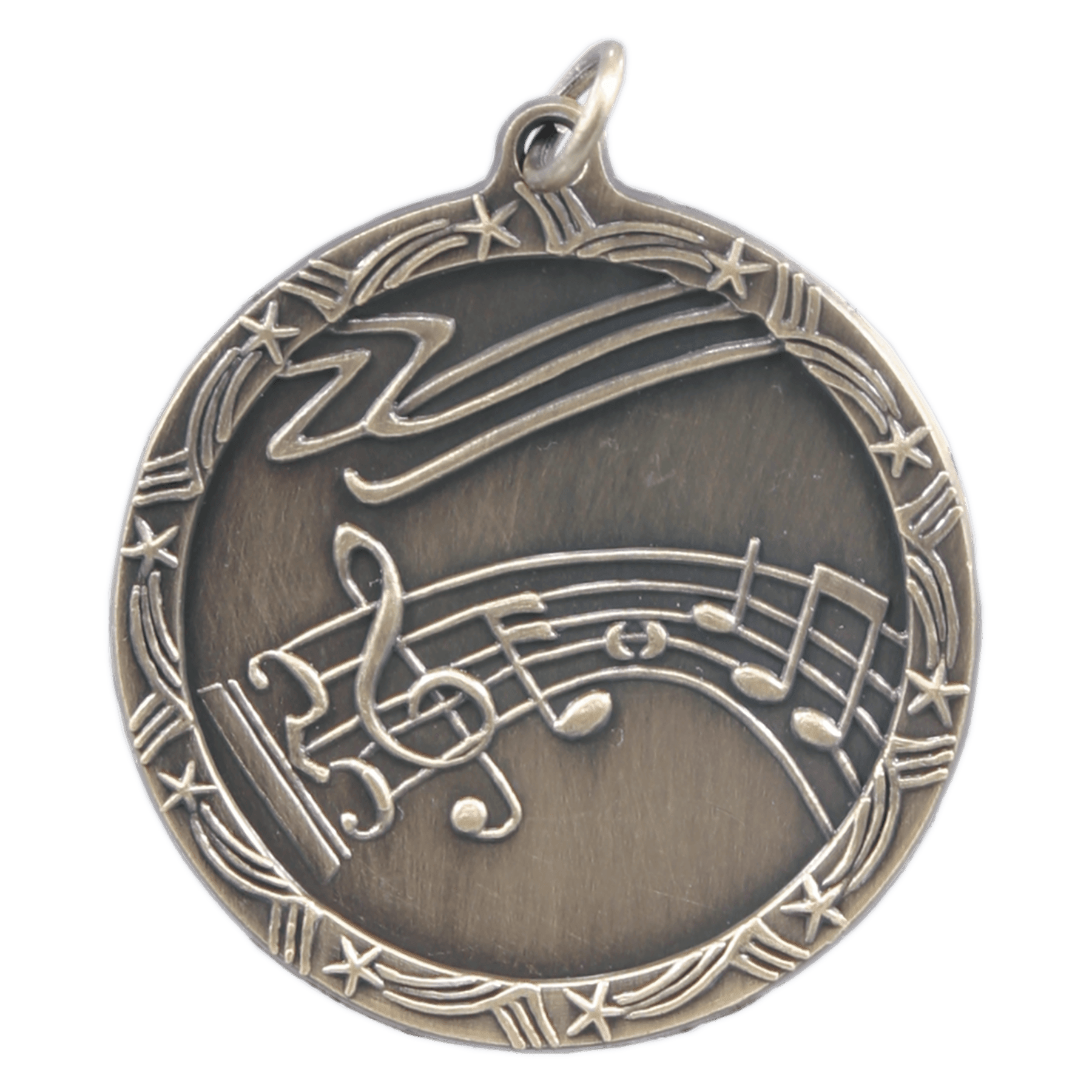 Music Shooting Star Medal-Gold