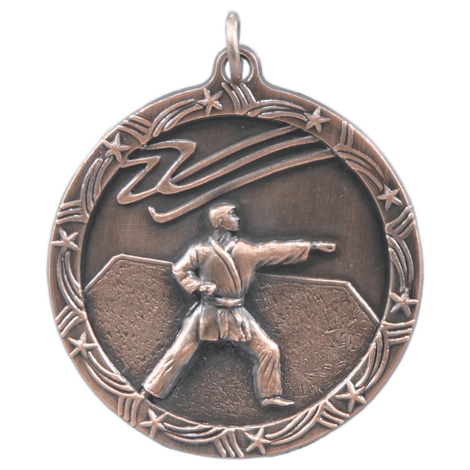 Martial Arts Shooting Star Medal-Bronze