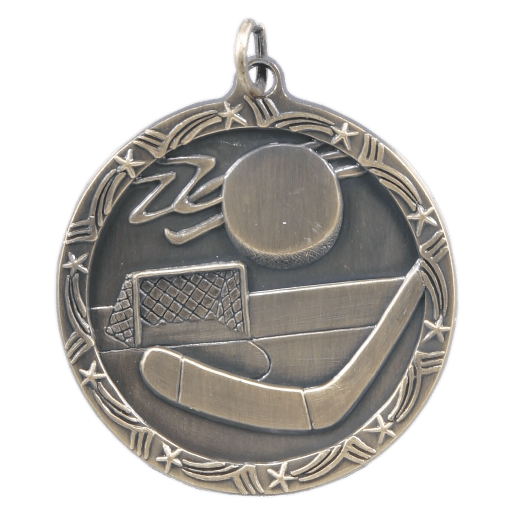 Hockey Shooting Star Medal-Gold