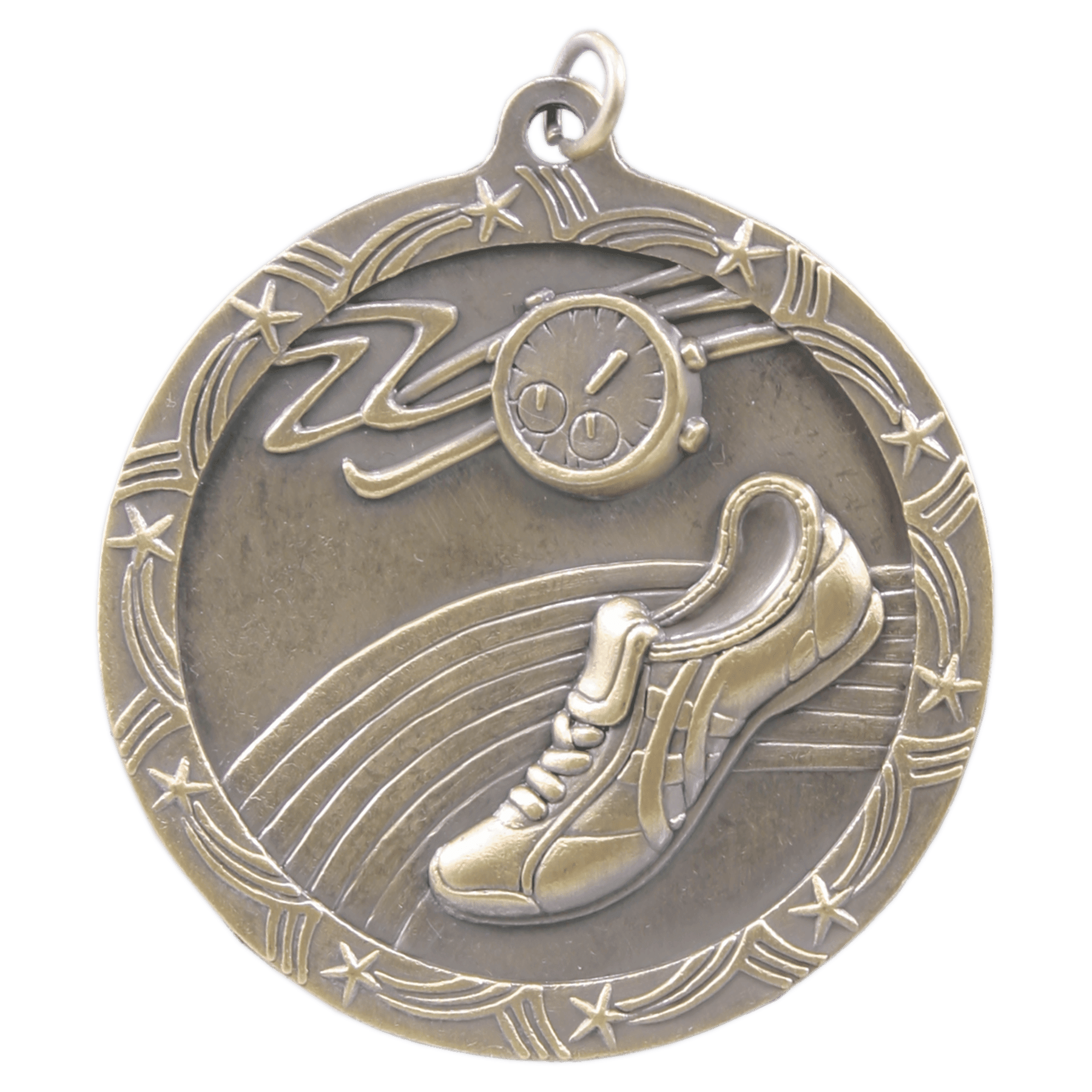 Track Shooting Star Medal-Gold