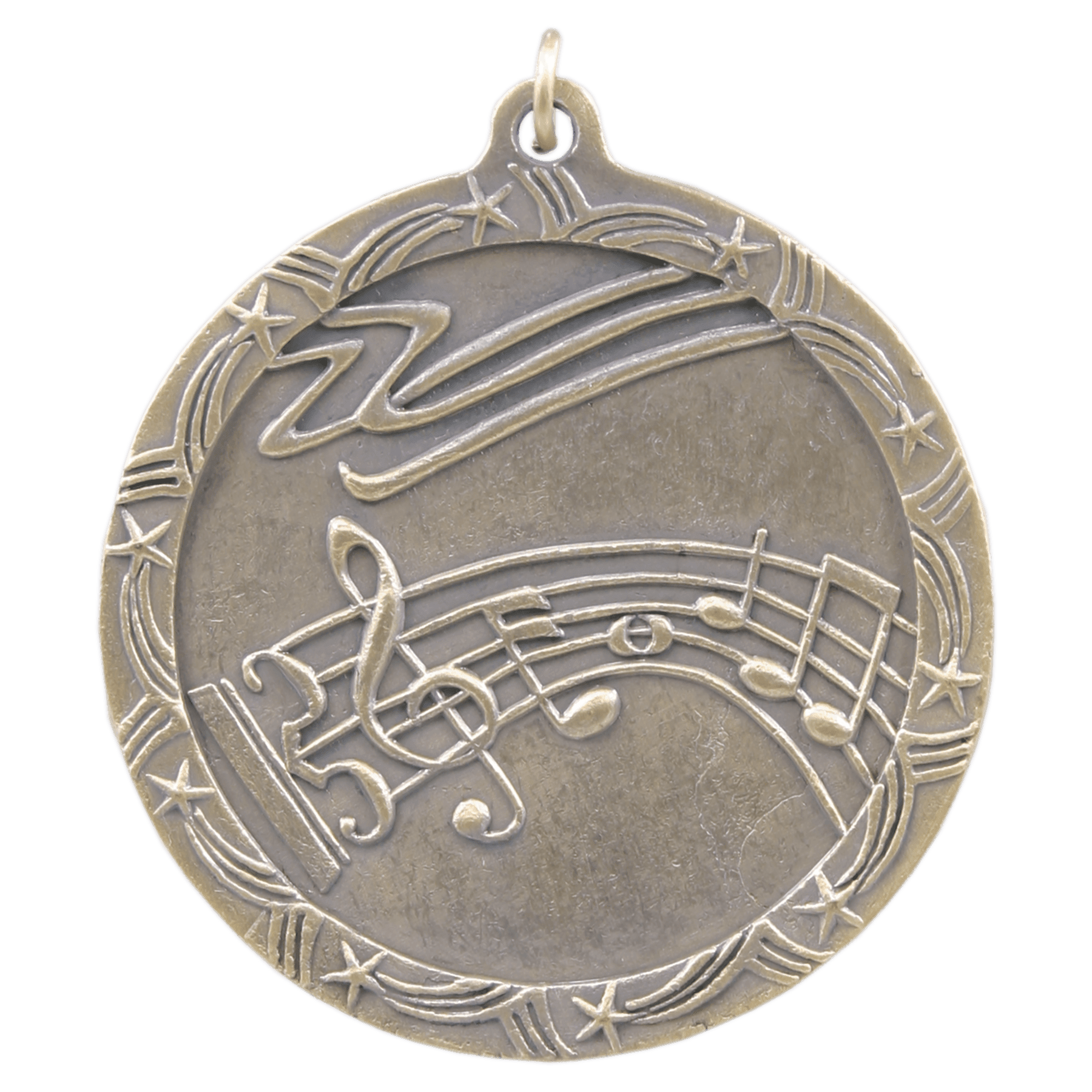 Music Shooting Star Medal-Gold