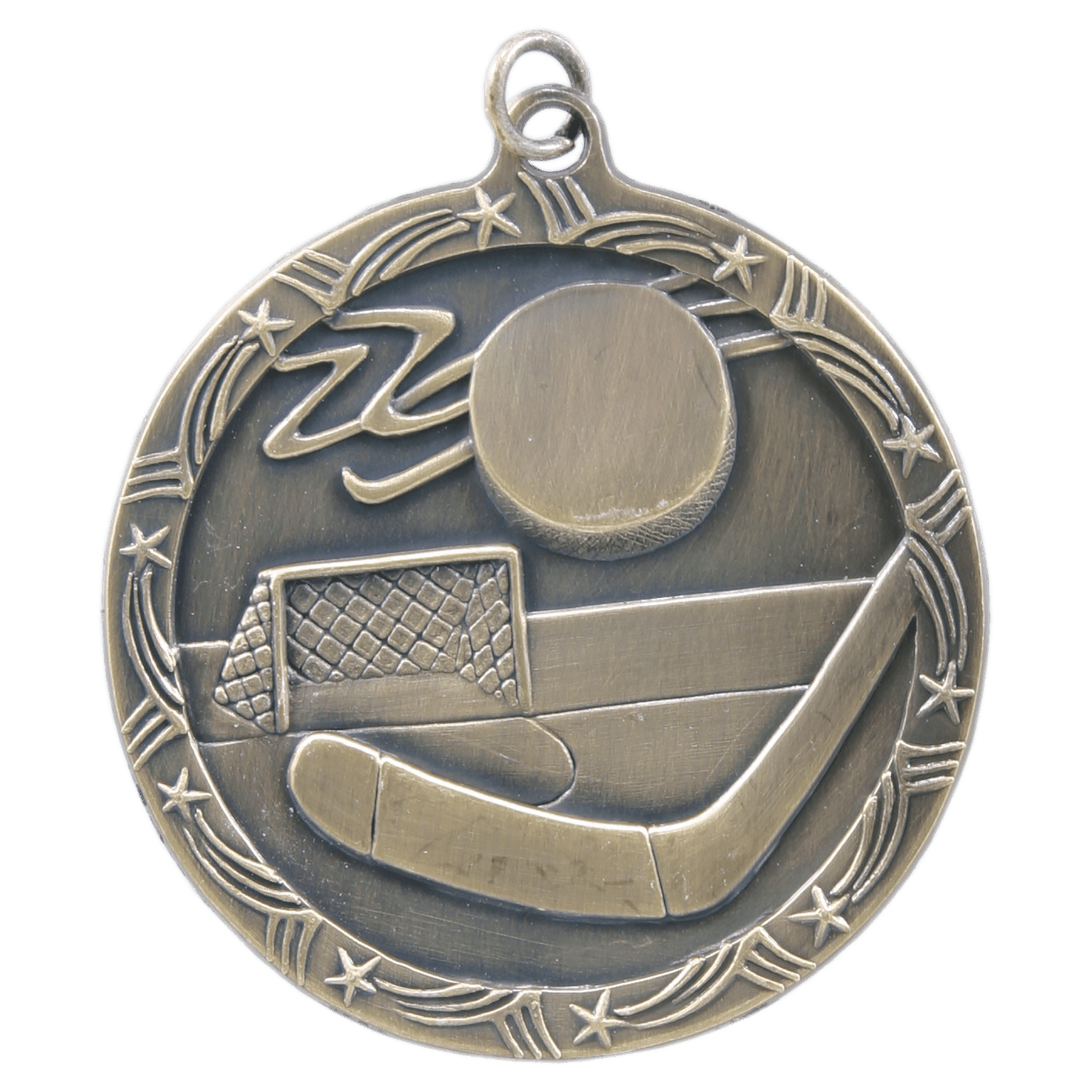 Hockey Shooting Star Medal-Gold