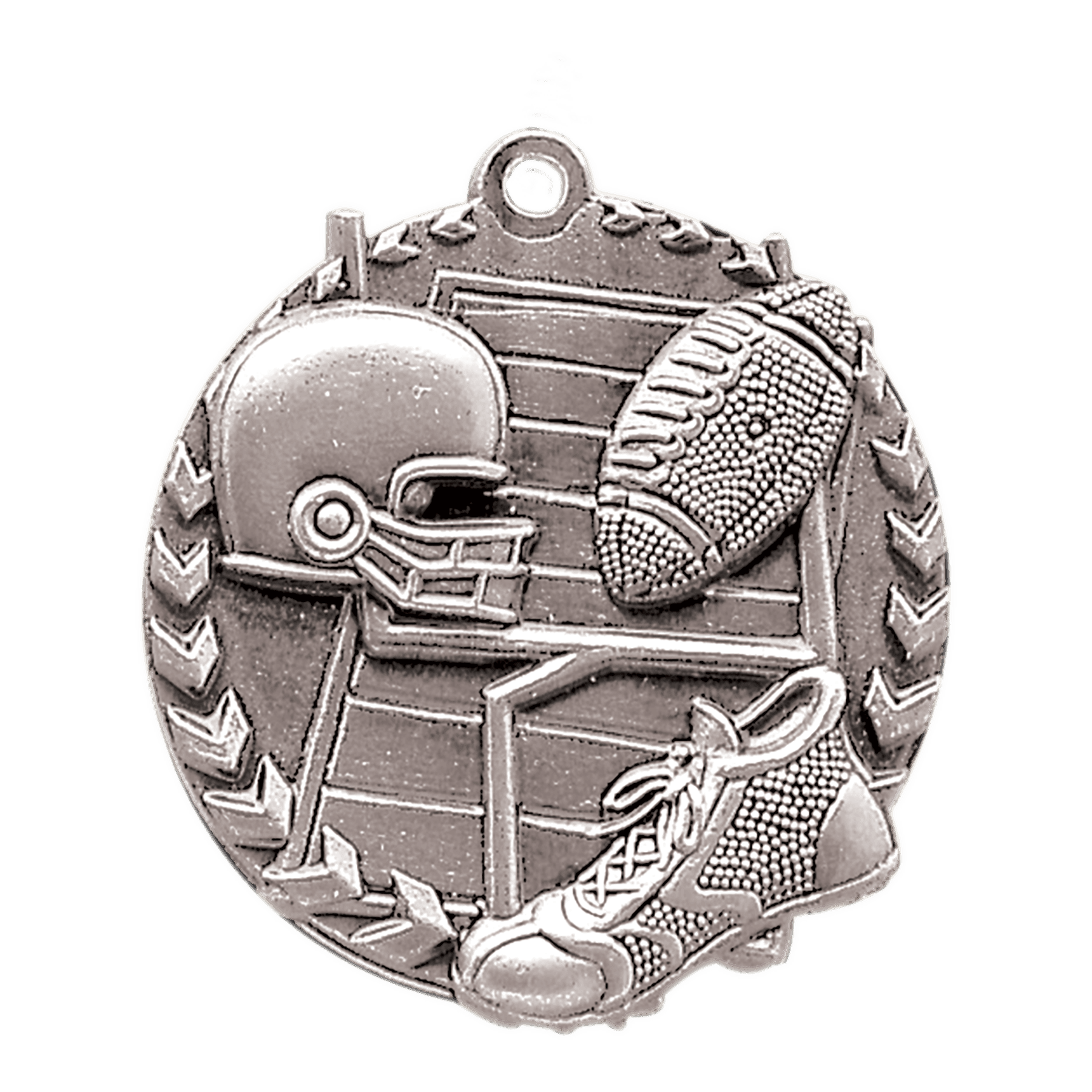 Football Millennium Medal-Silver