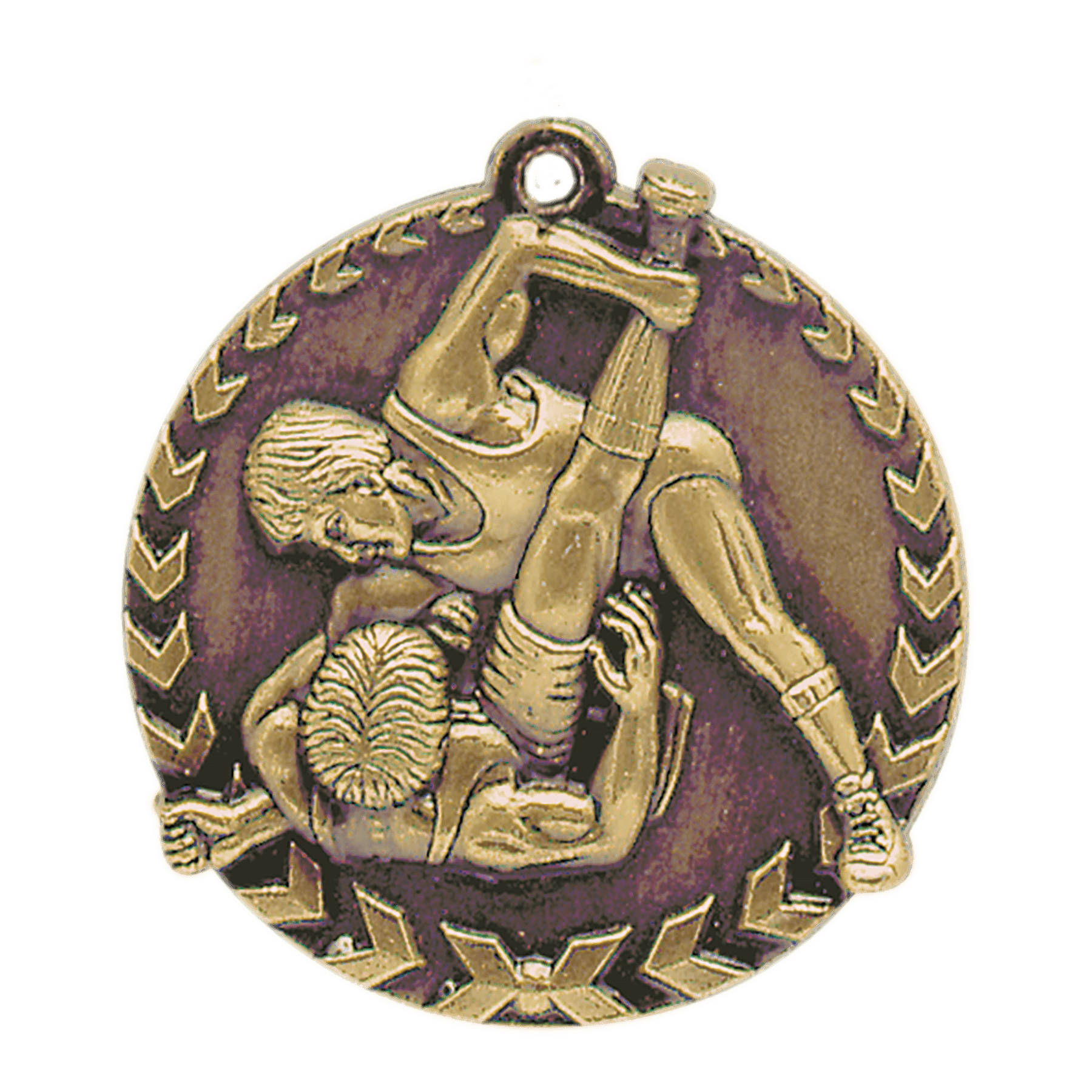 Wrestling Millennium Medal-Gold