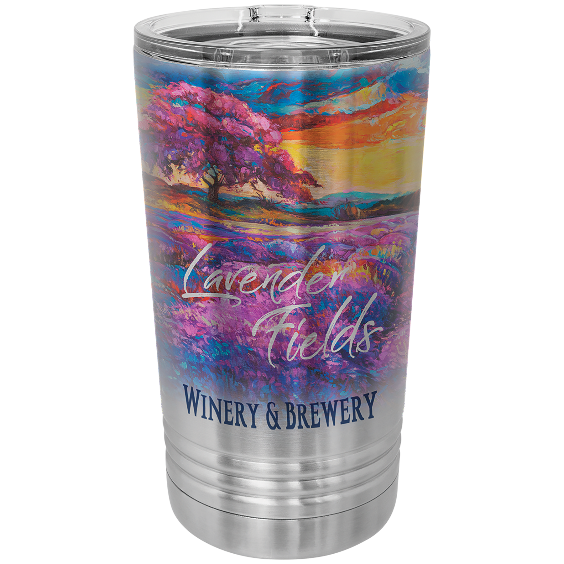 Full Color Polar Camel 16 oz. Pint-Stainless Steel