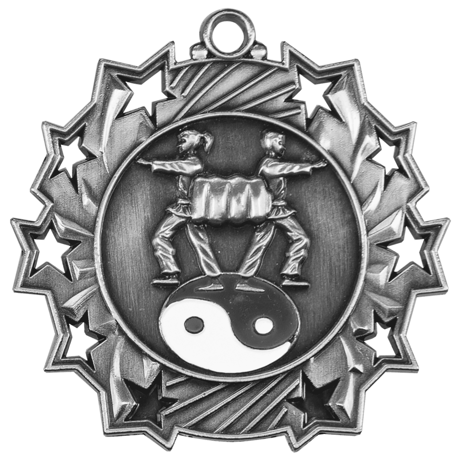Martial Arts Ten Star Medal-Silver